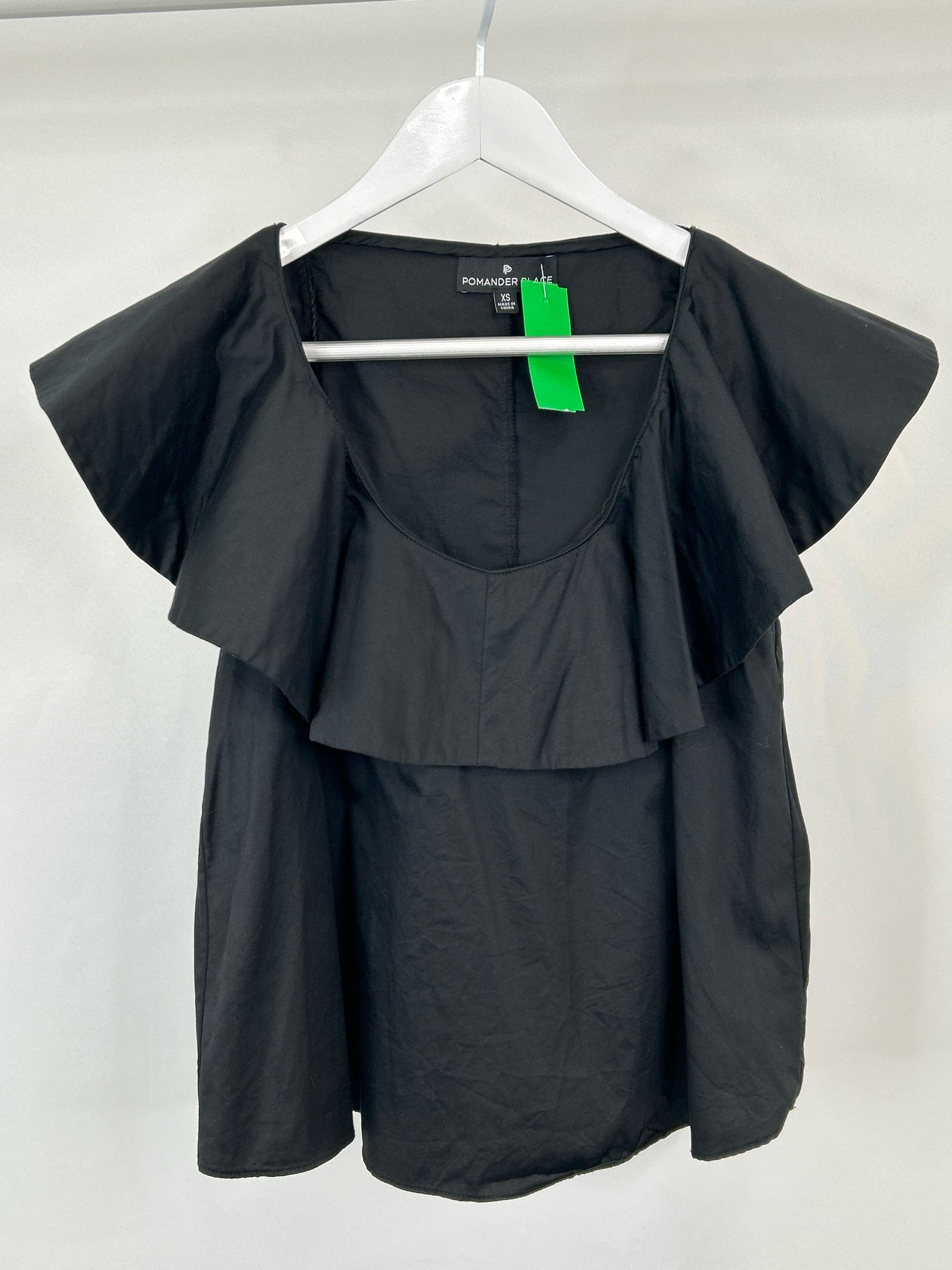 POMANDER PLACE Size XS Black Women's Top