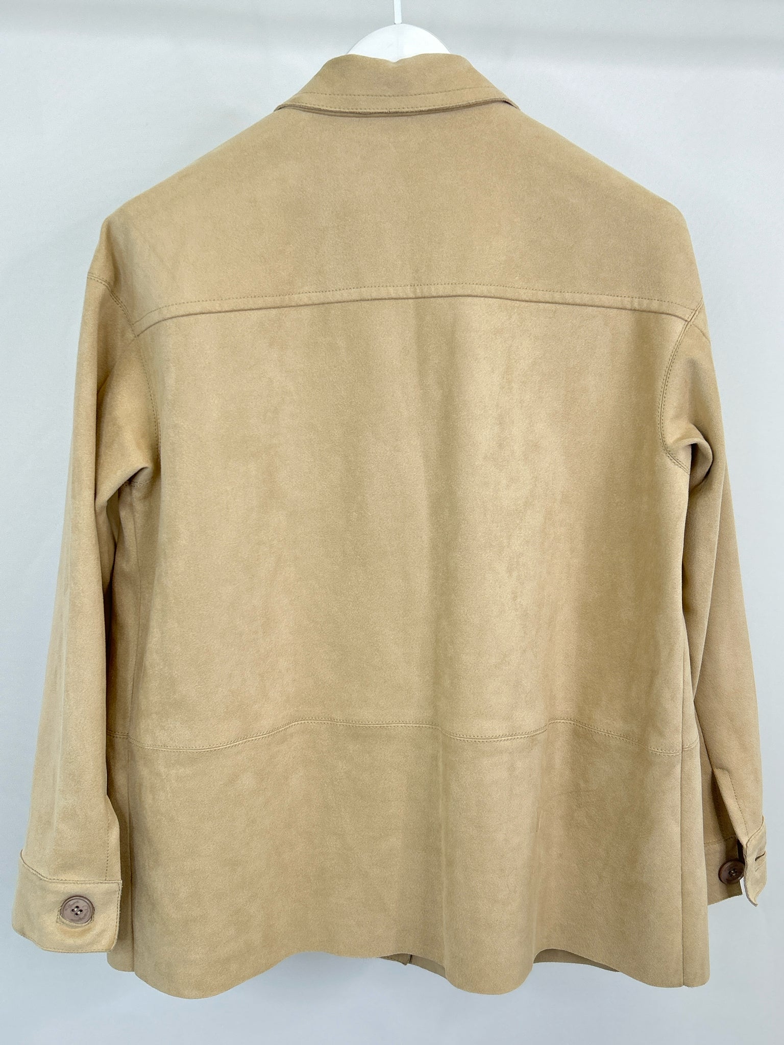 MARIAGRAZIA PANIZZI Size One Size Beige Women Jacket