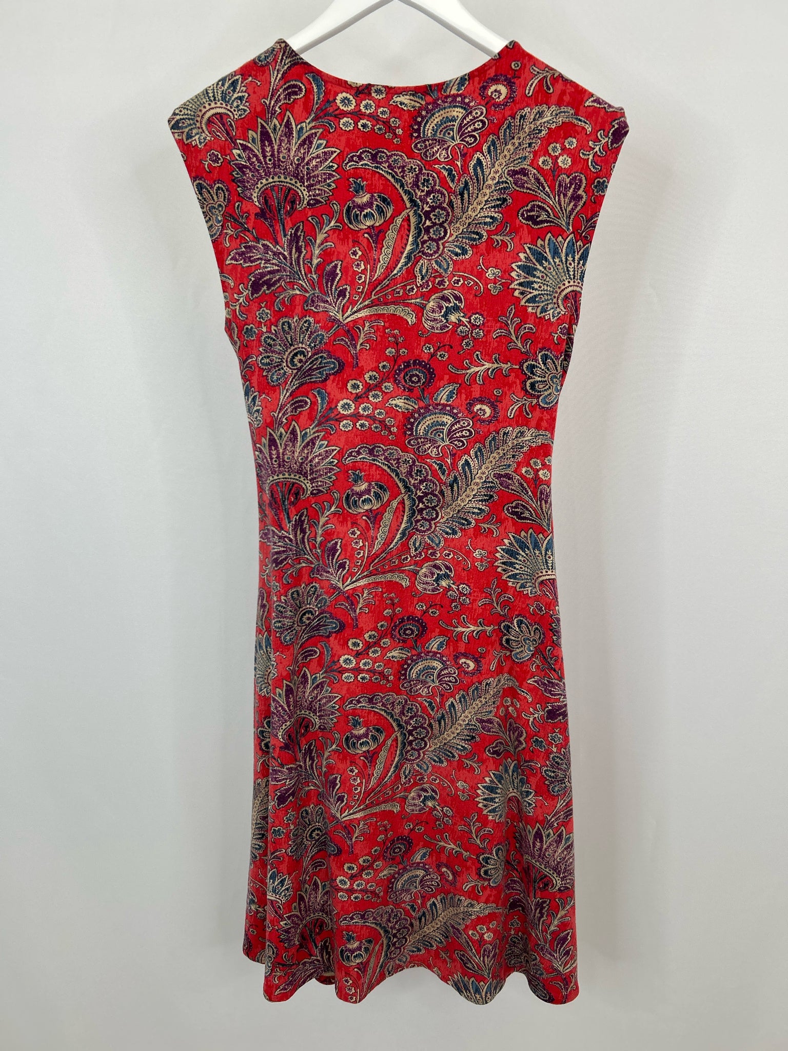 Lauren Ralph Lauren Size M Red Print Women Dress