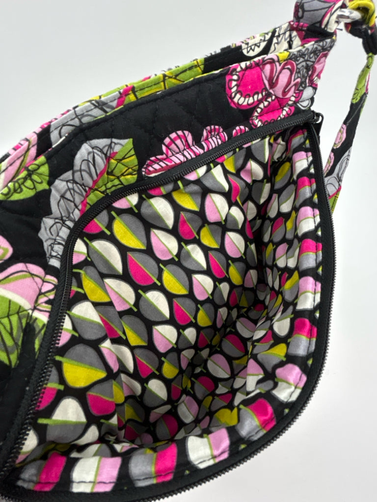 VERA BRADLEY Black Floral Women's Purse