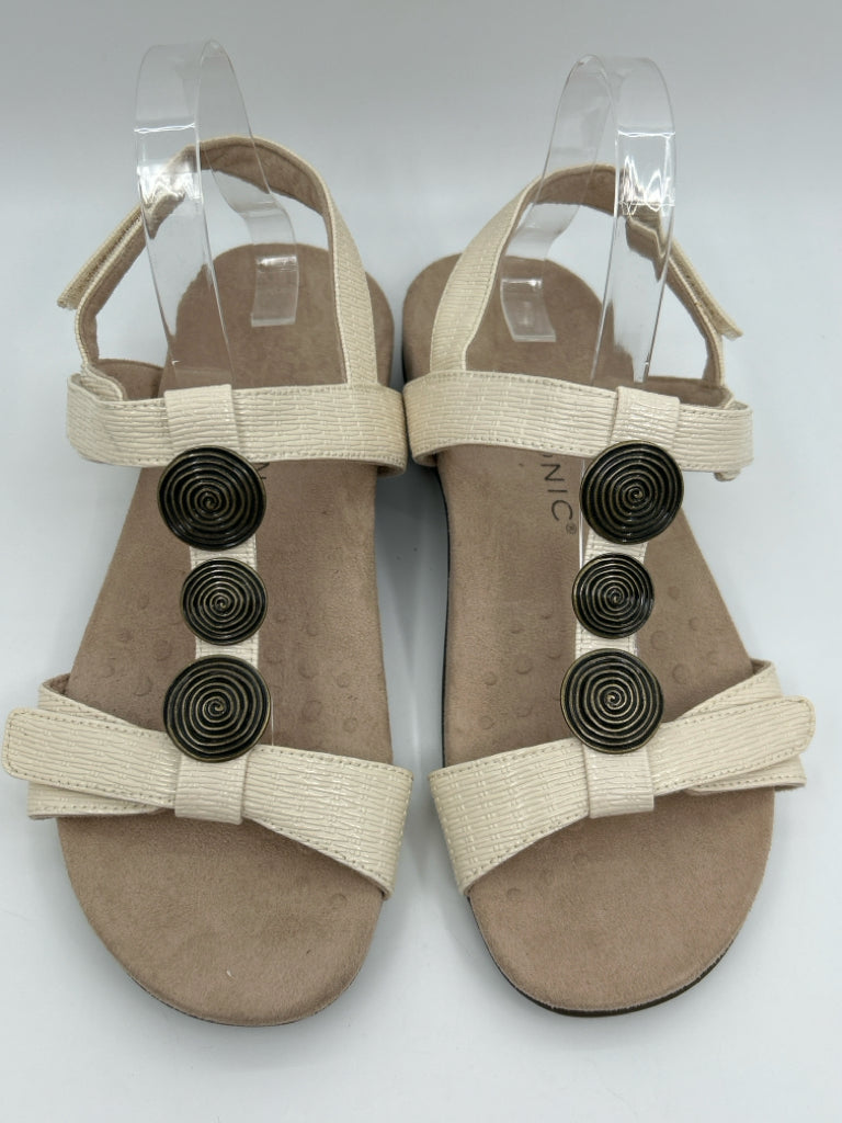 VIONIC Size 10 Cream Women's Sandal