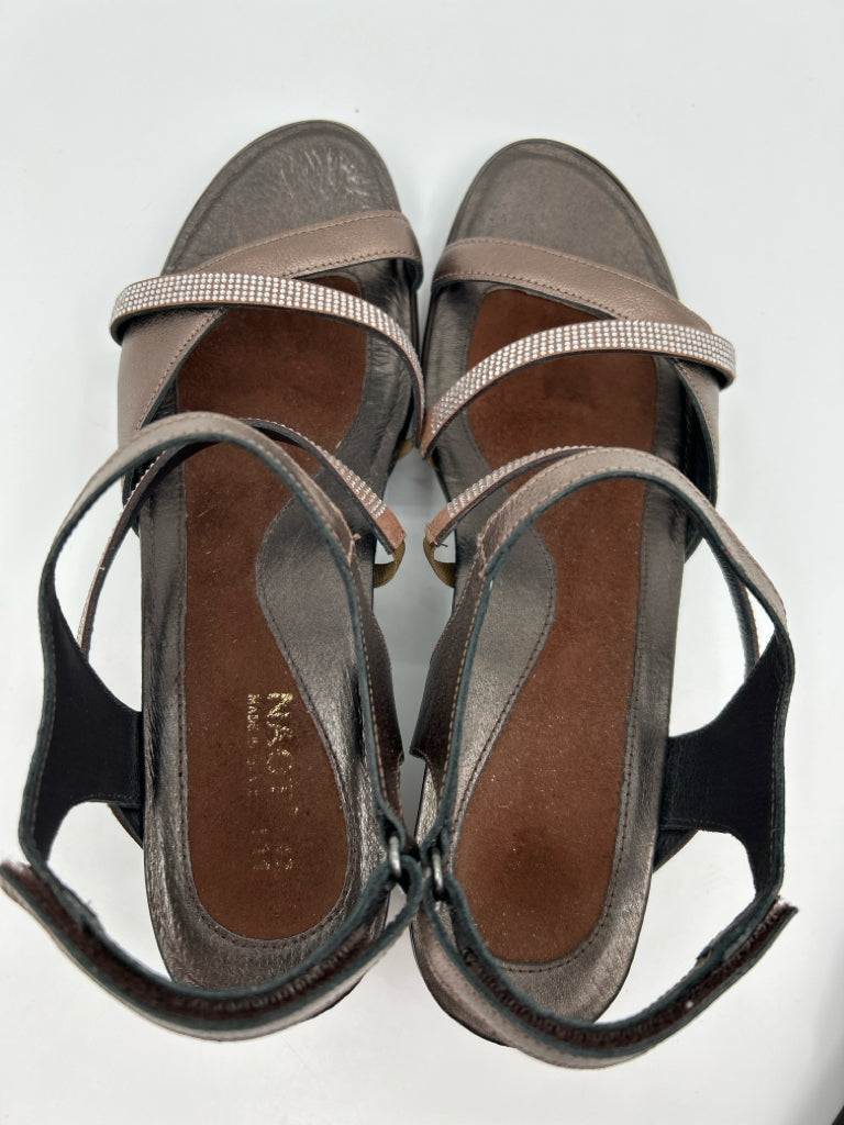 NAOT Size 42 Dark Bronze Women's Sandal