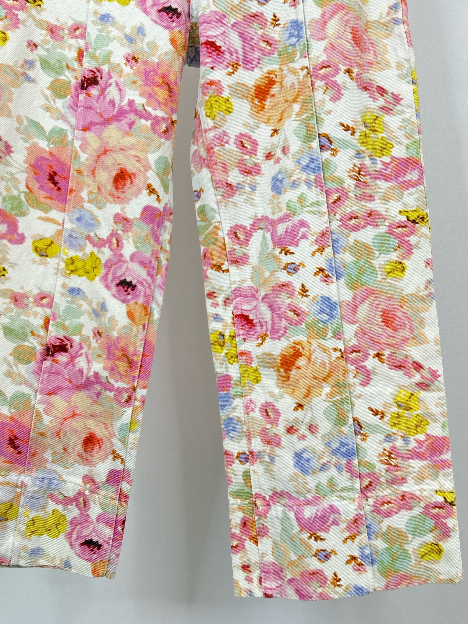 ENTRO Size M pastel print Women Pants