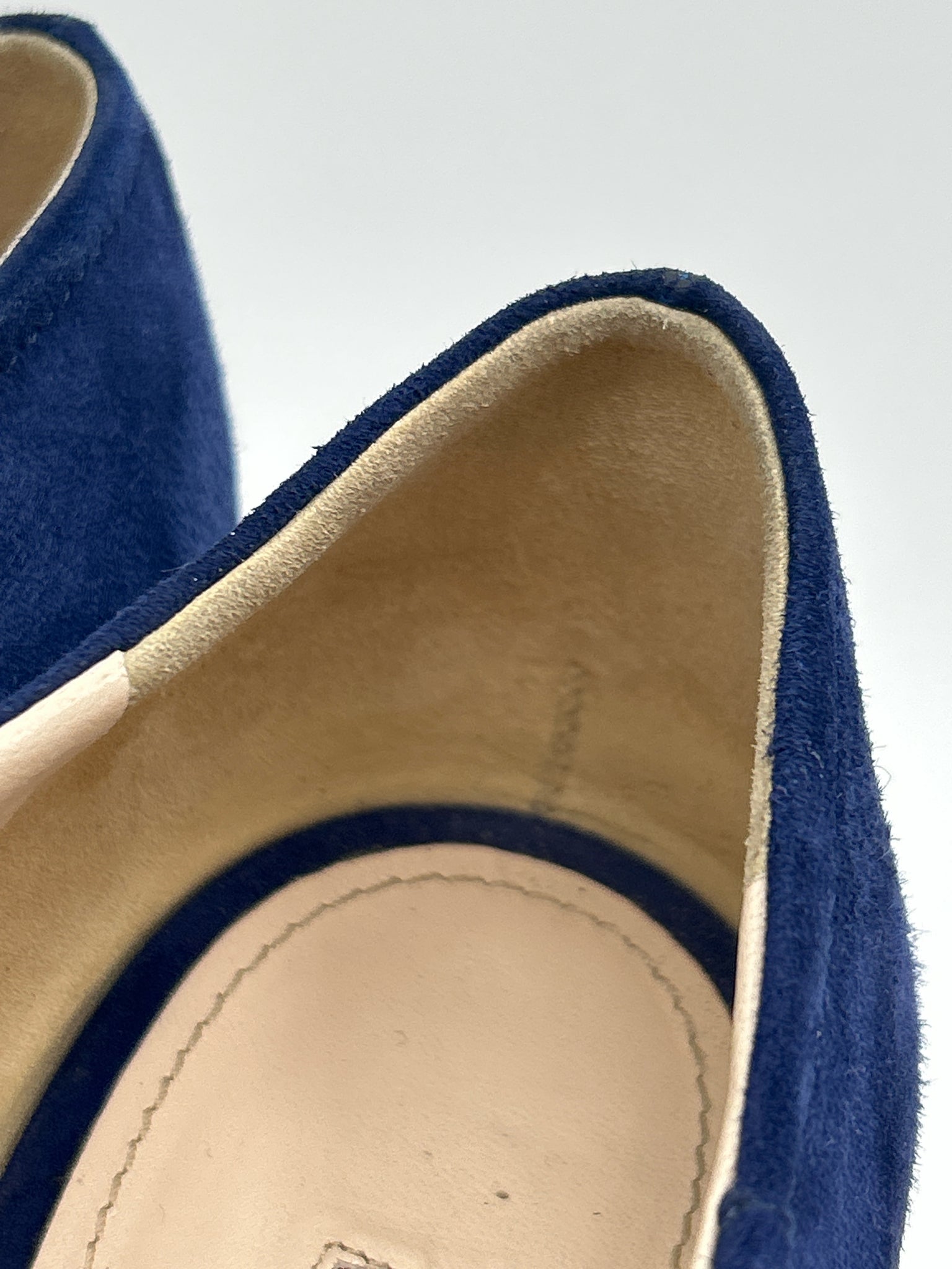 PRADA Size 38 Navy Women Booties