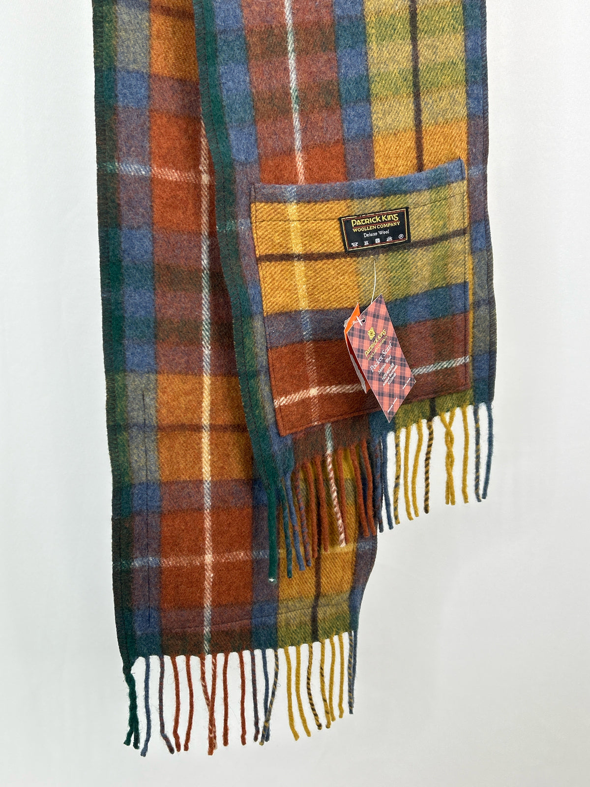 PATRICK CHRISTOPHER Size One Size Yellow and blue Women Scarf