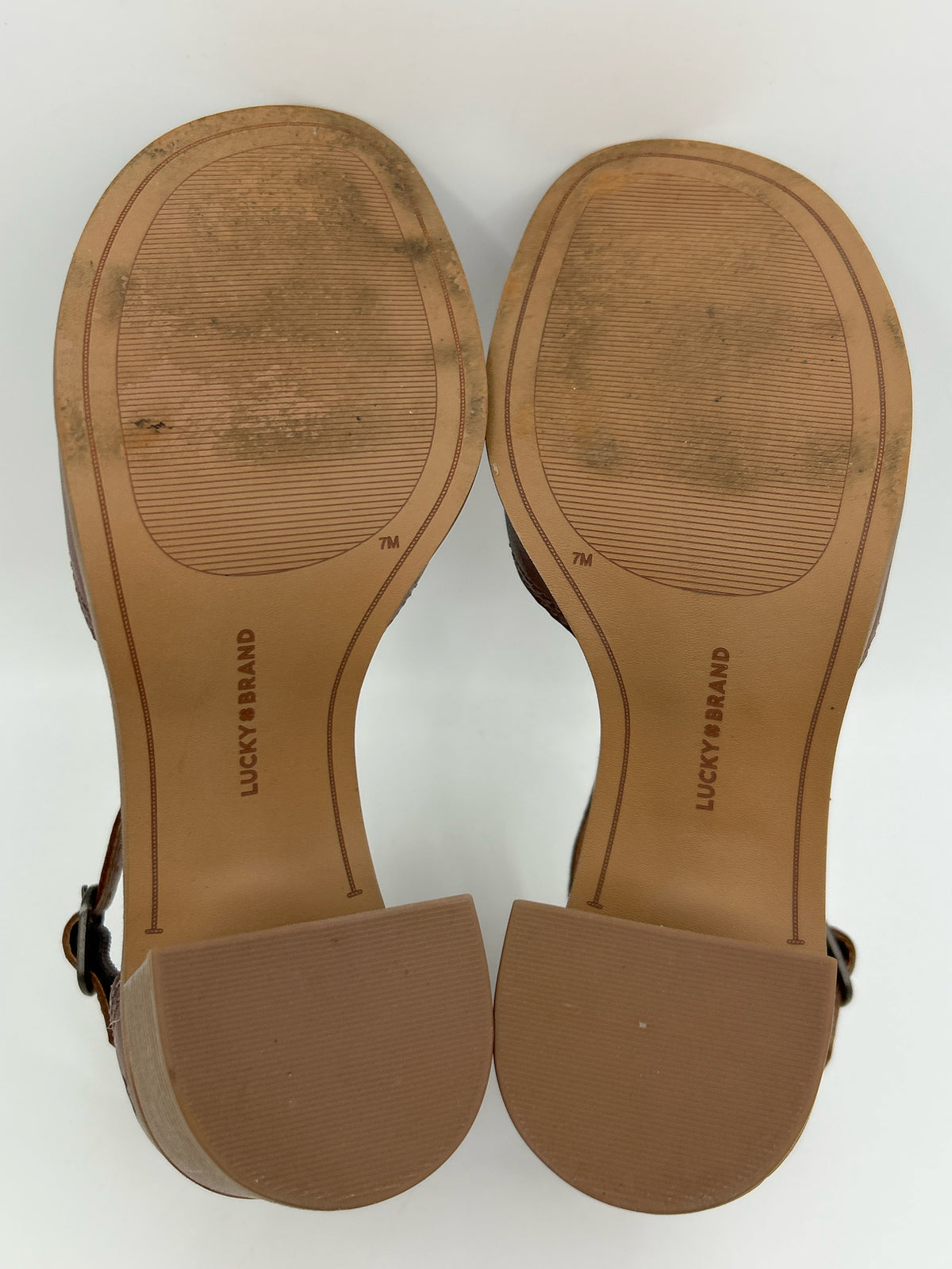 LUCKY BRAND Size 7M Brown Women Sandal