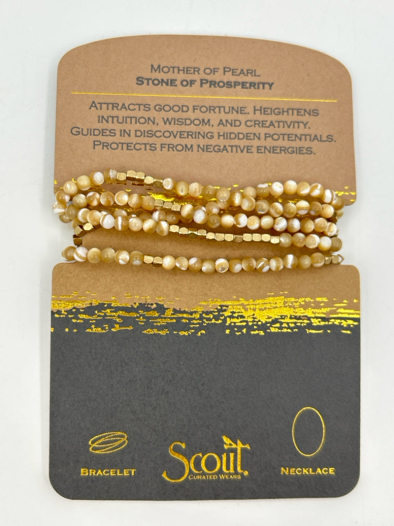 SCOUT CURATED WEARS Women Size One Size Beige Bracelet Necklace