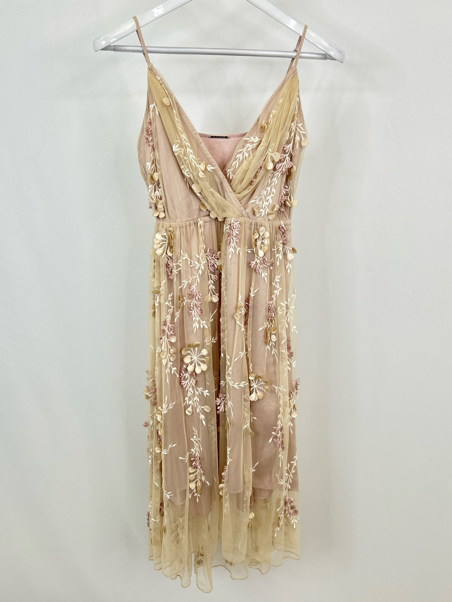 ELIE TAHARI Size 4 Beige Women Dress