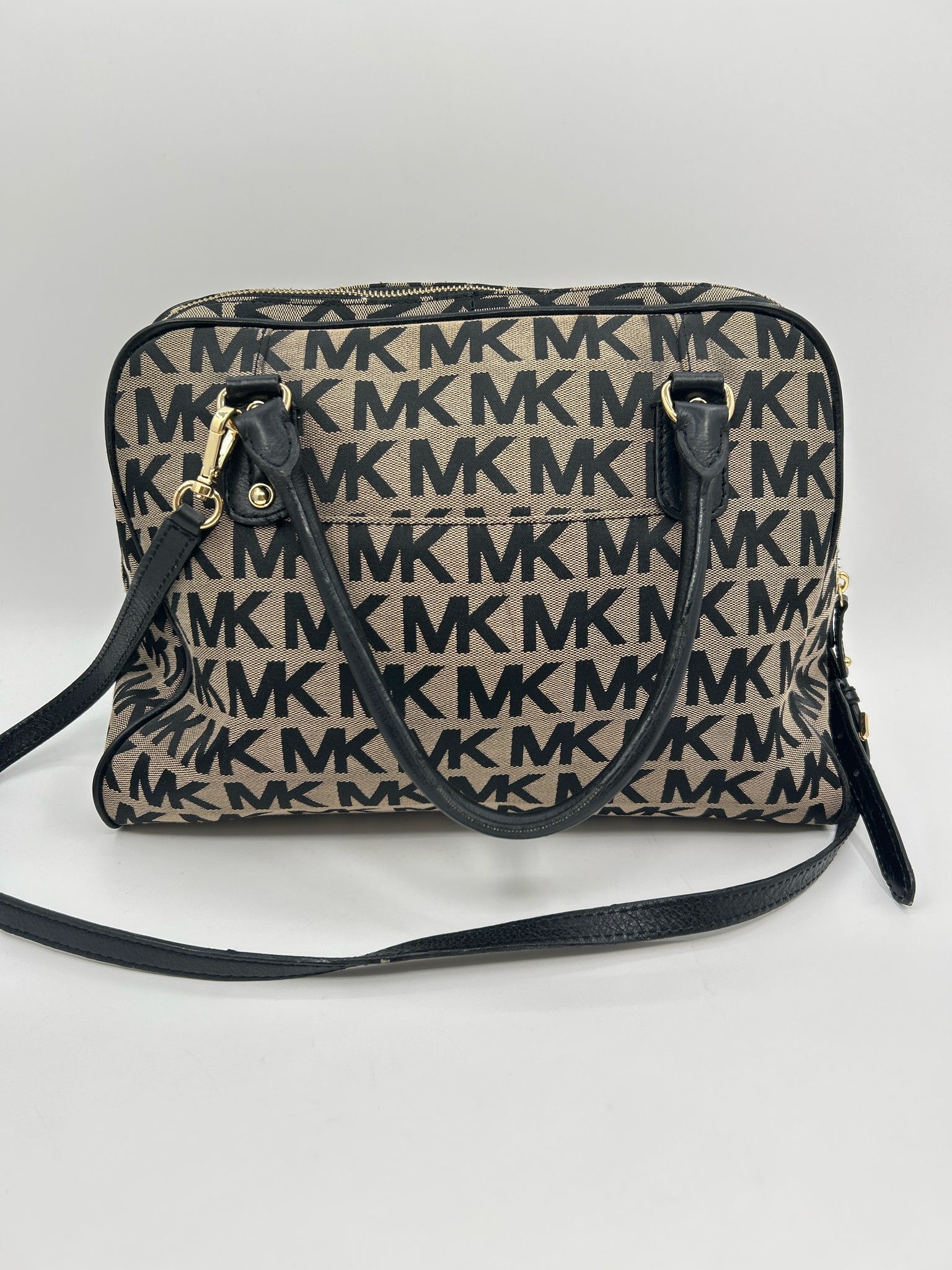 MICHAEL MICHAEL KORS Grey & Black Women Purse