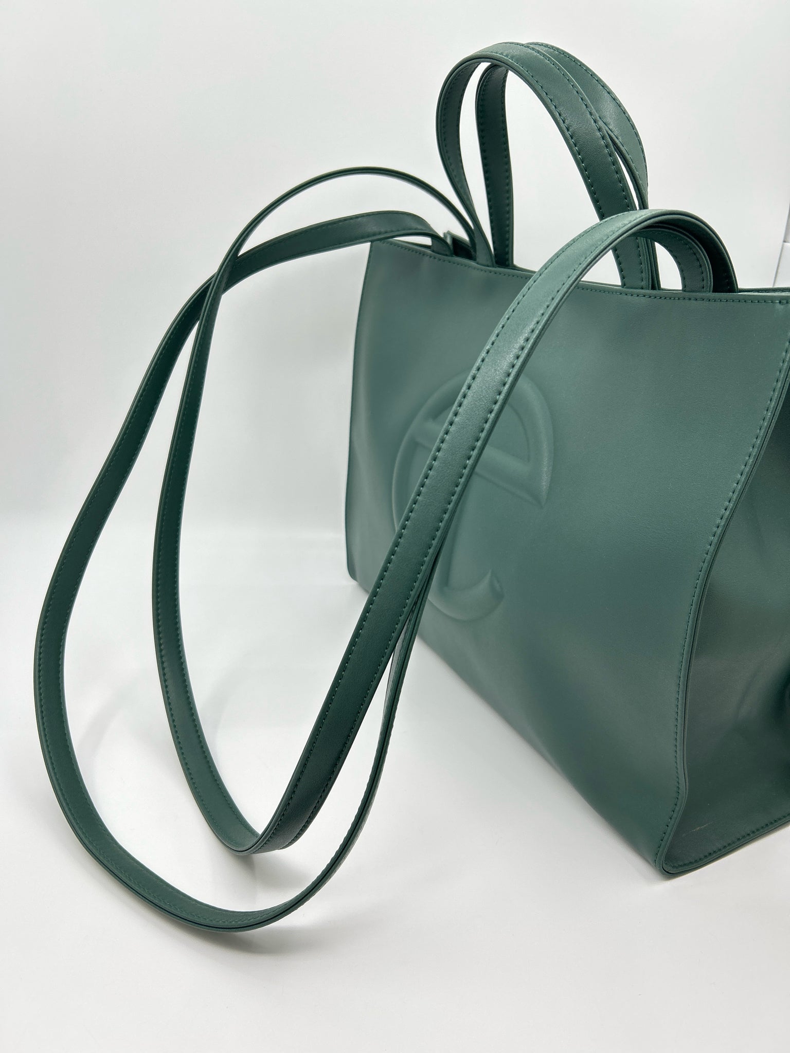 TELFAR Dark Green Women Tote