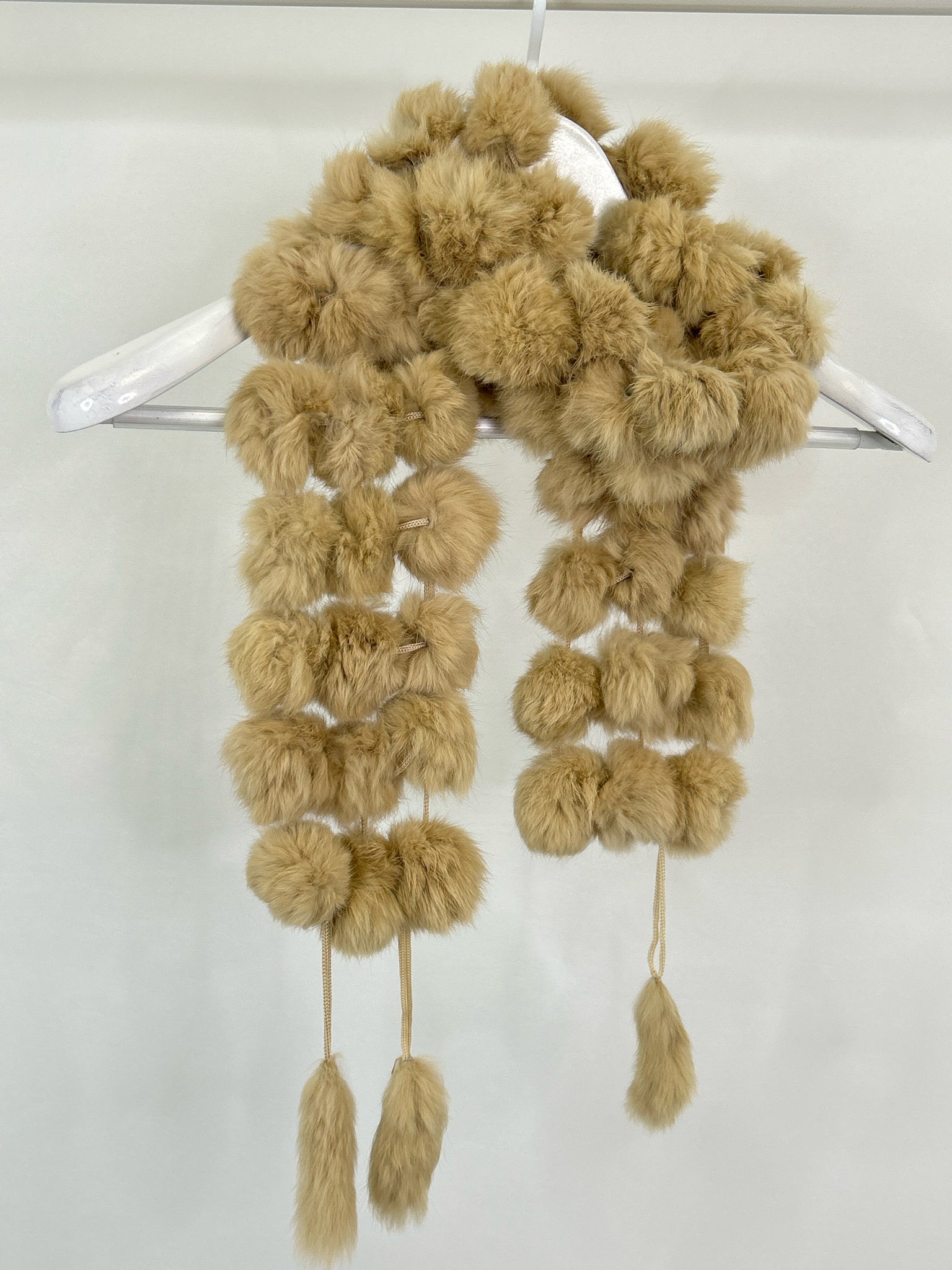 NO BRAND Cream Women Scarf