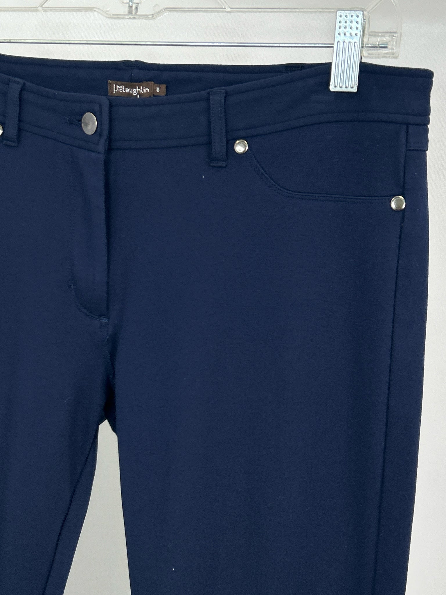 J. McLaughlin Size 8 Navy Women Pants
