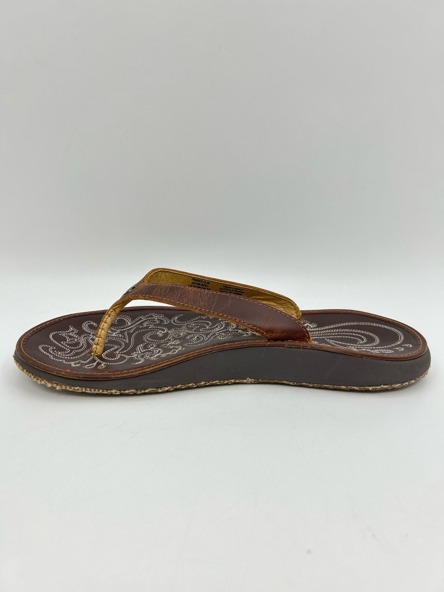 OLUKAI Size 9B Brown Women Sandal