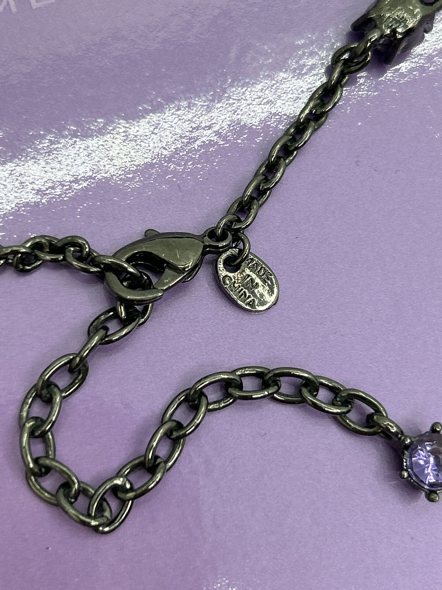 SUZANNE SOMERS Black & Purple Jewelry Set