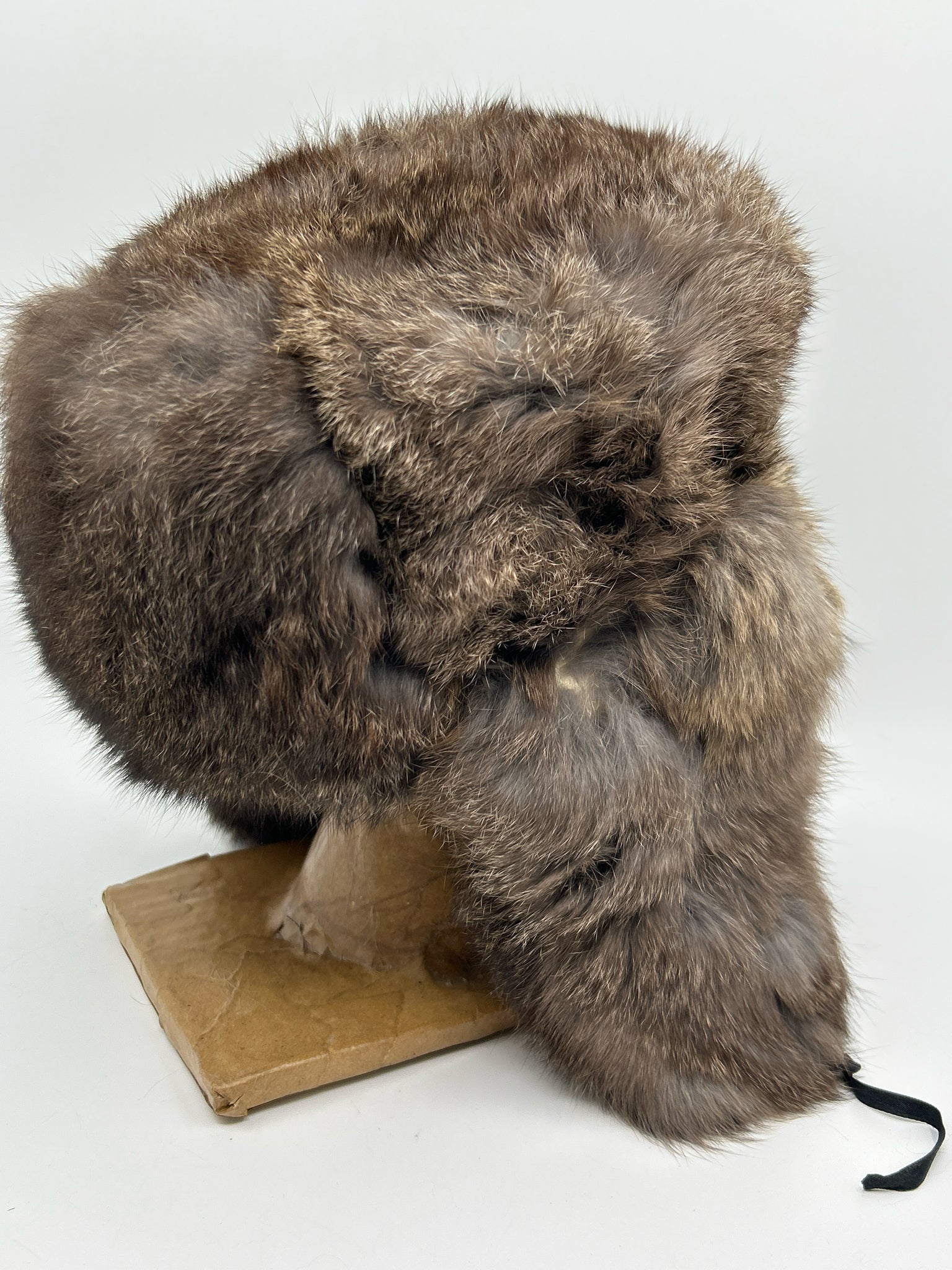 NO BRAND One Size Brown Women Fur Hat