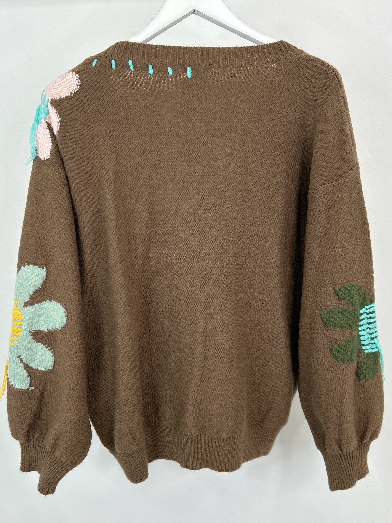 POL Size S Brown floral Women Sweater