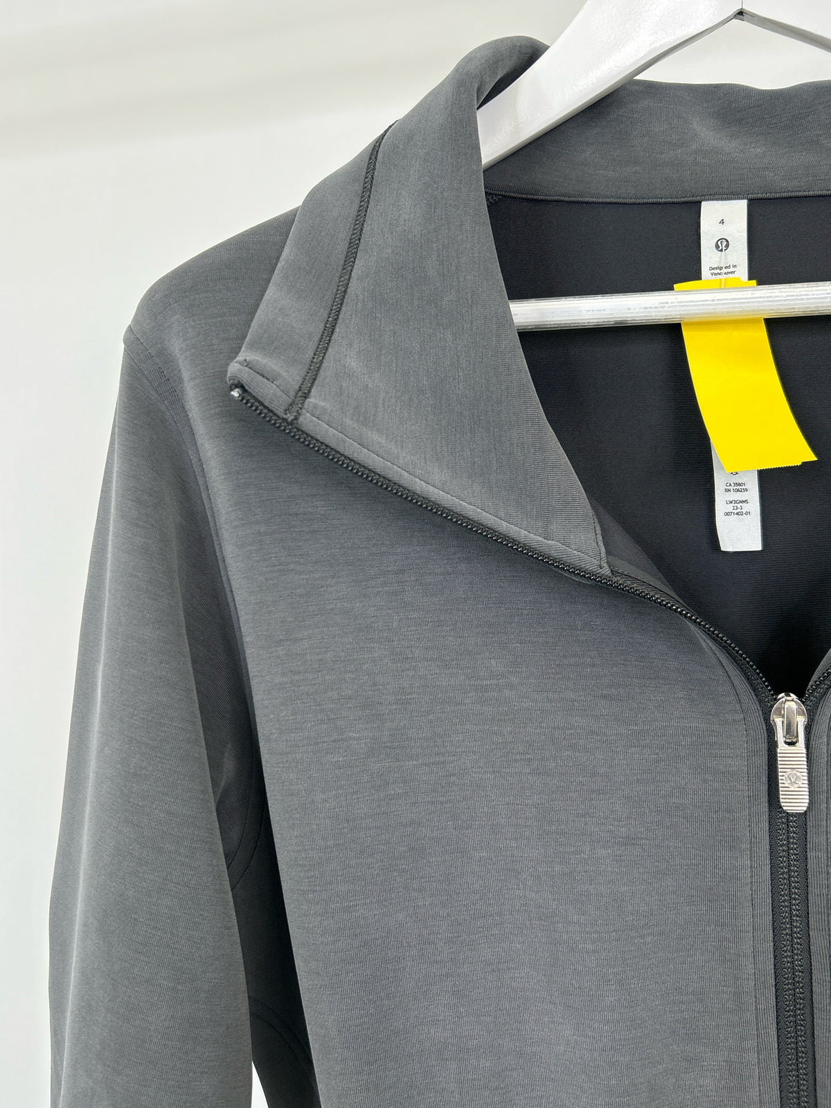 LULULEMON Size 4 Charcoal Women Jacket