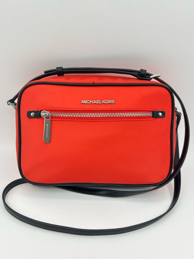 MICHAEL KORS BLACK AND ORANGE Purse