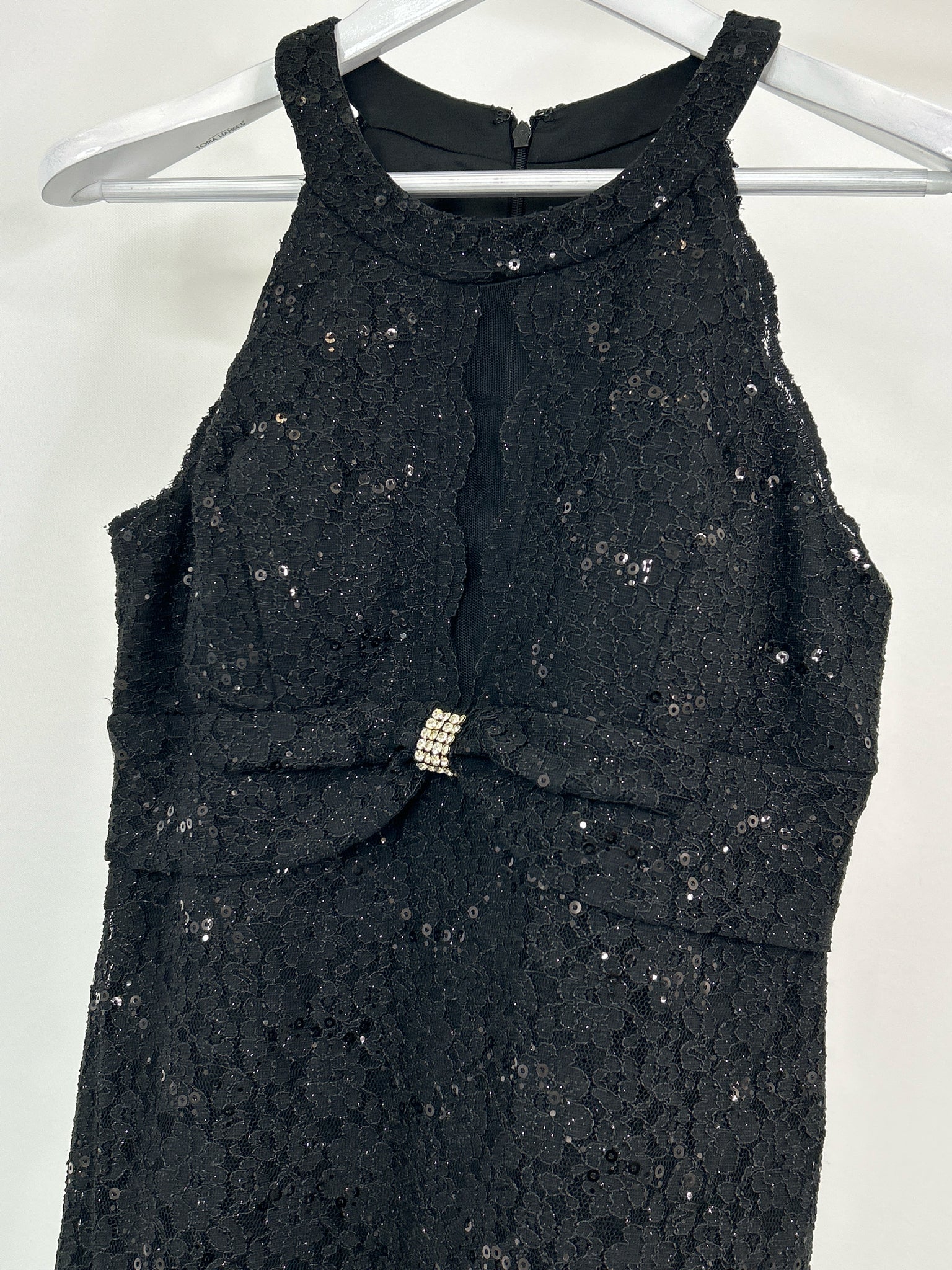 NIGHTWAY Size 6P Black Women Dress NWT