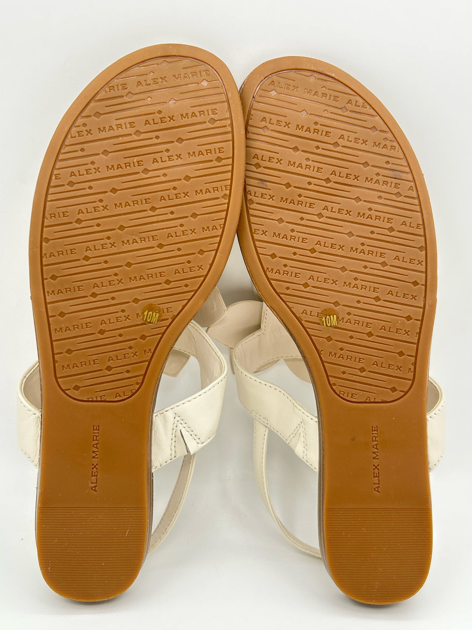 Alex Marie Size 10M Ivory Women Sandal