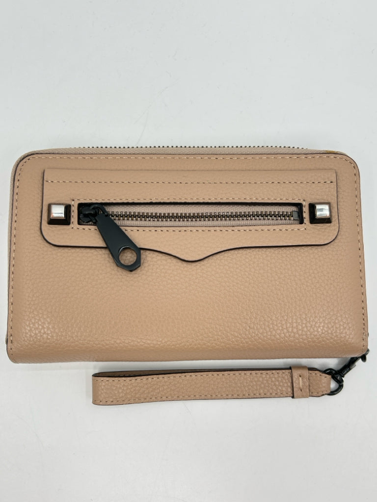 REBECCA MINKOFF Tan Wristlet