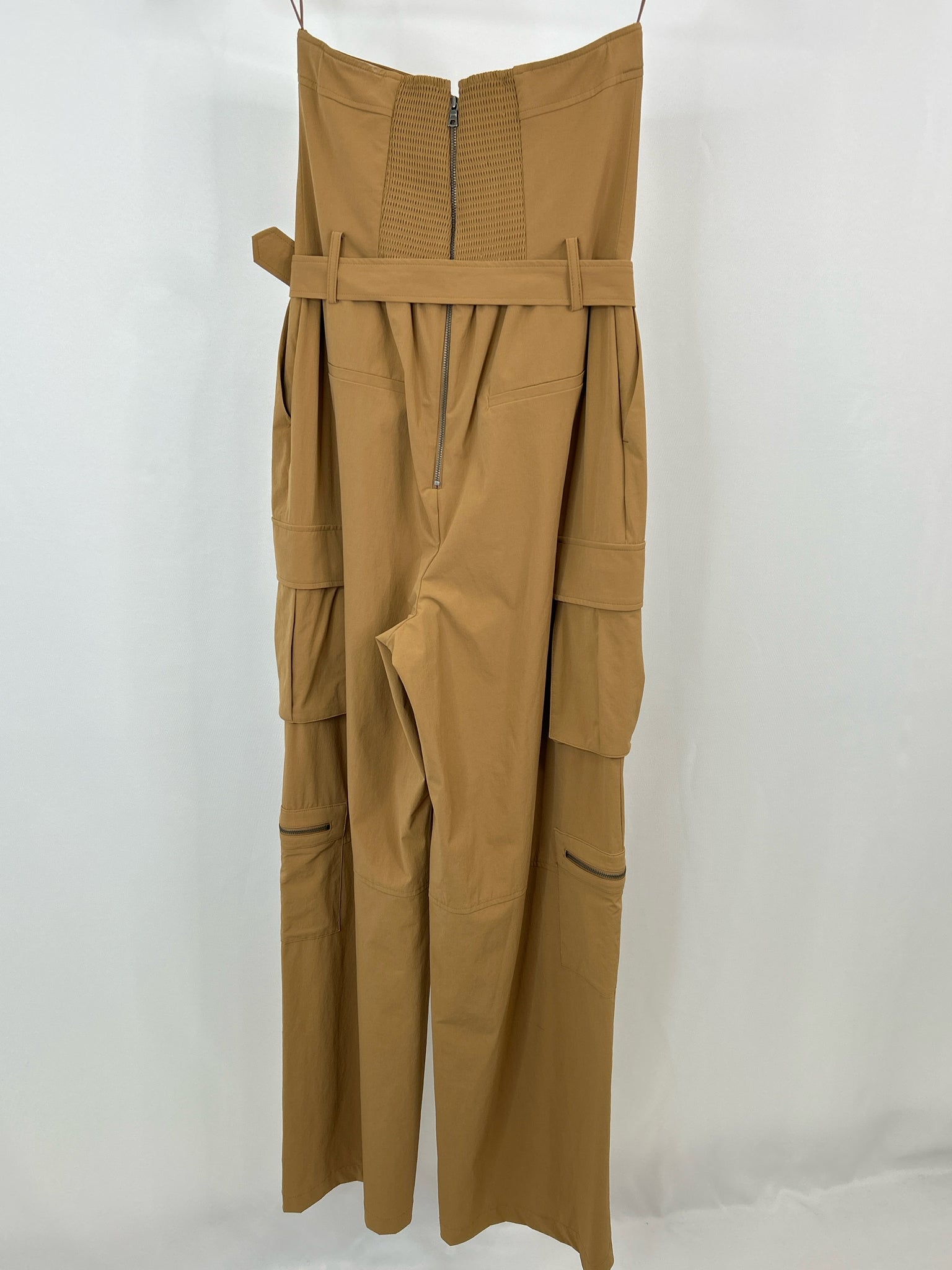 ALICE + OLIVIA Size 8 Tan Women Jumpsuit