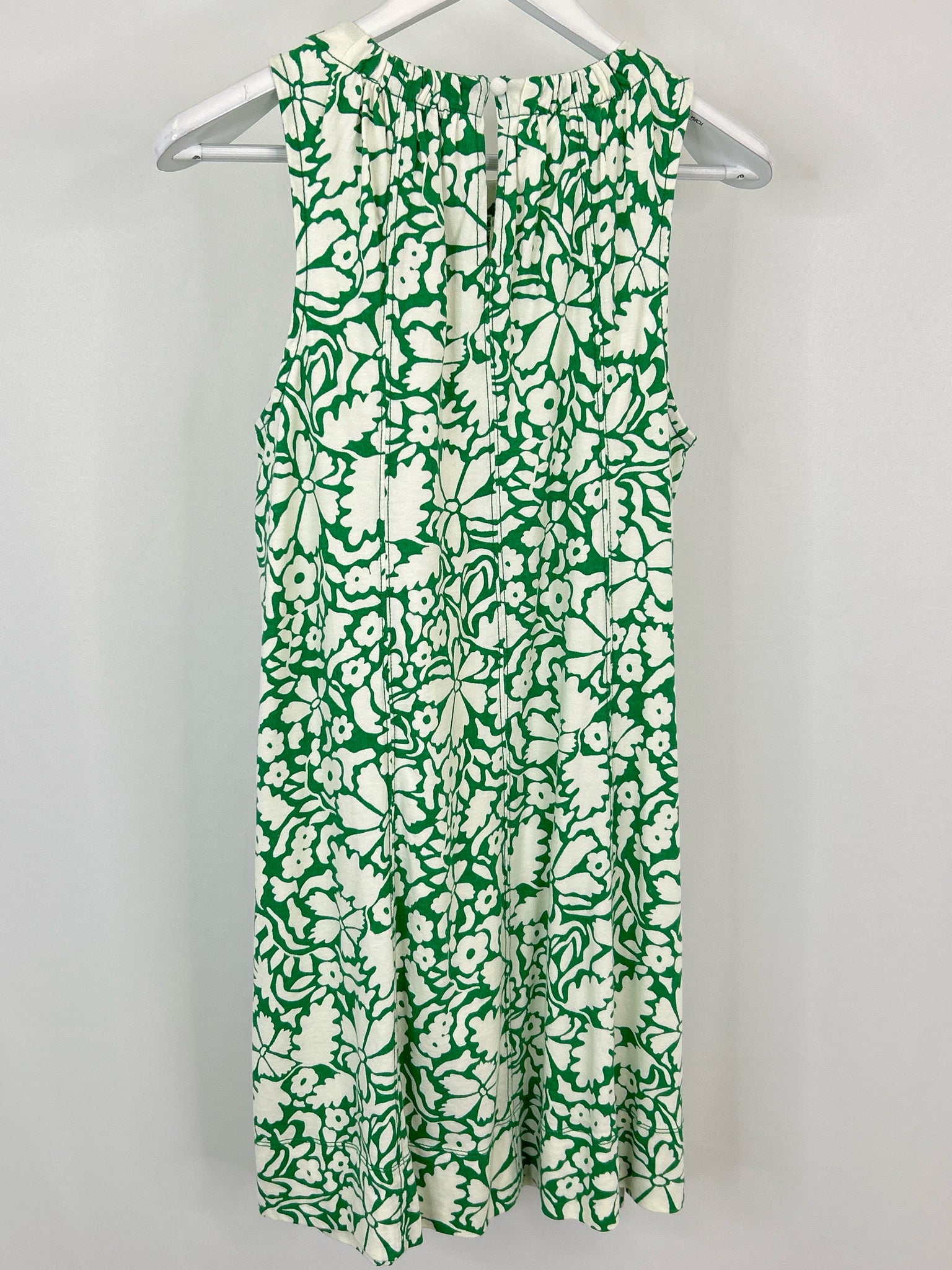 LOFT Size M Green Print Women Dress