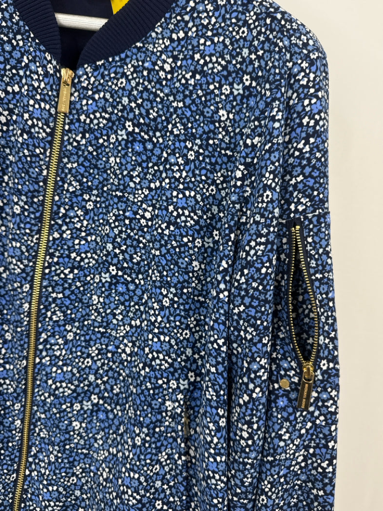 MICHAEL MICHAEL KORS Size XL NAVY FLORAL Women Jacket