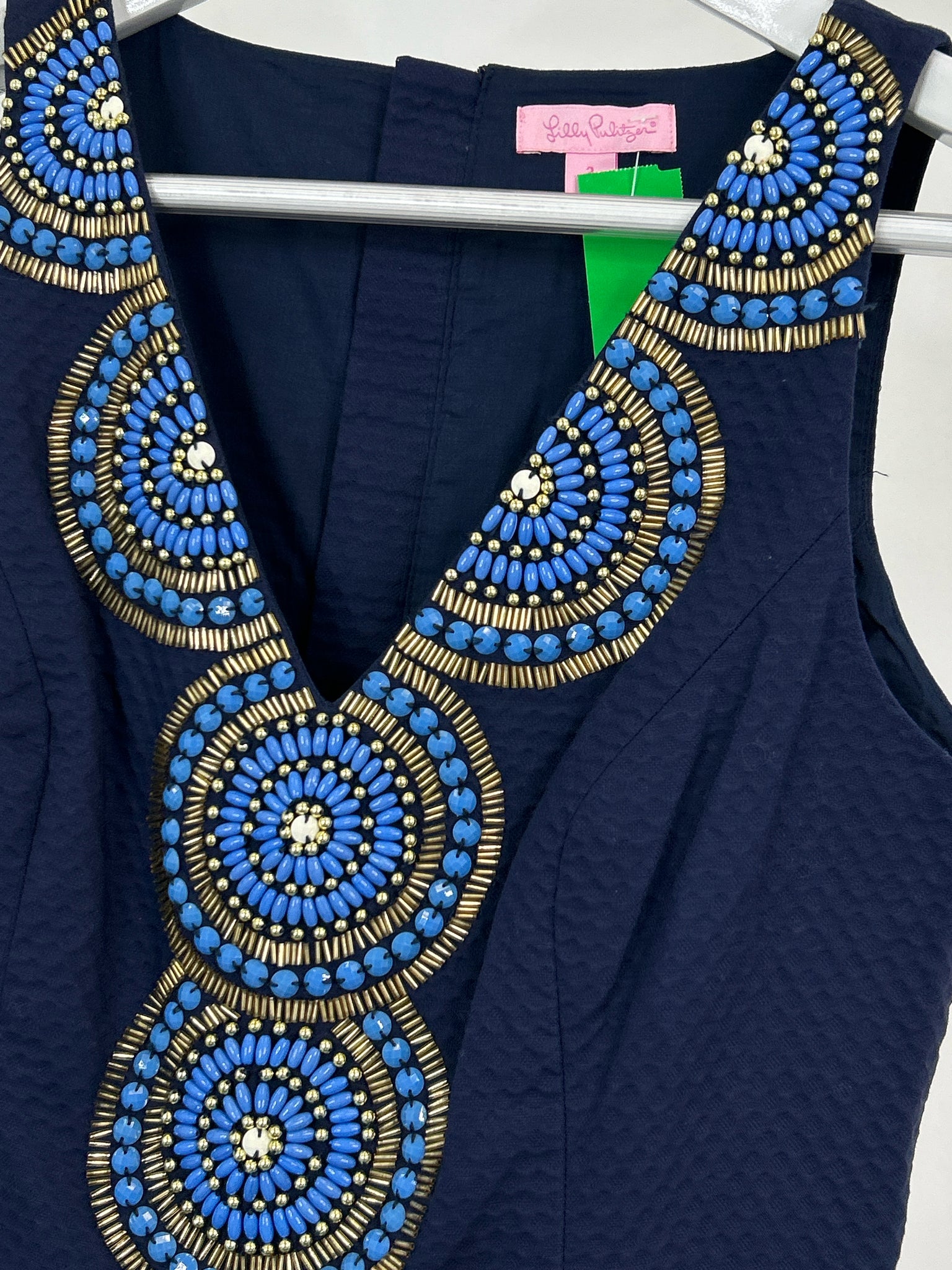 LILLY PULITZER Size 2 Navy Women's Dress