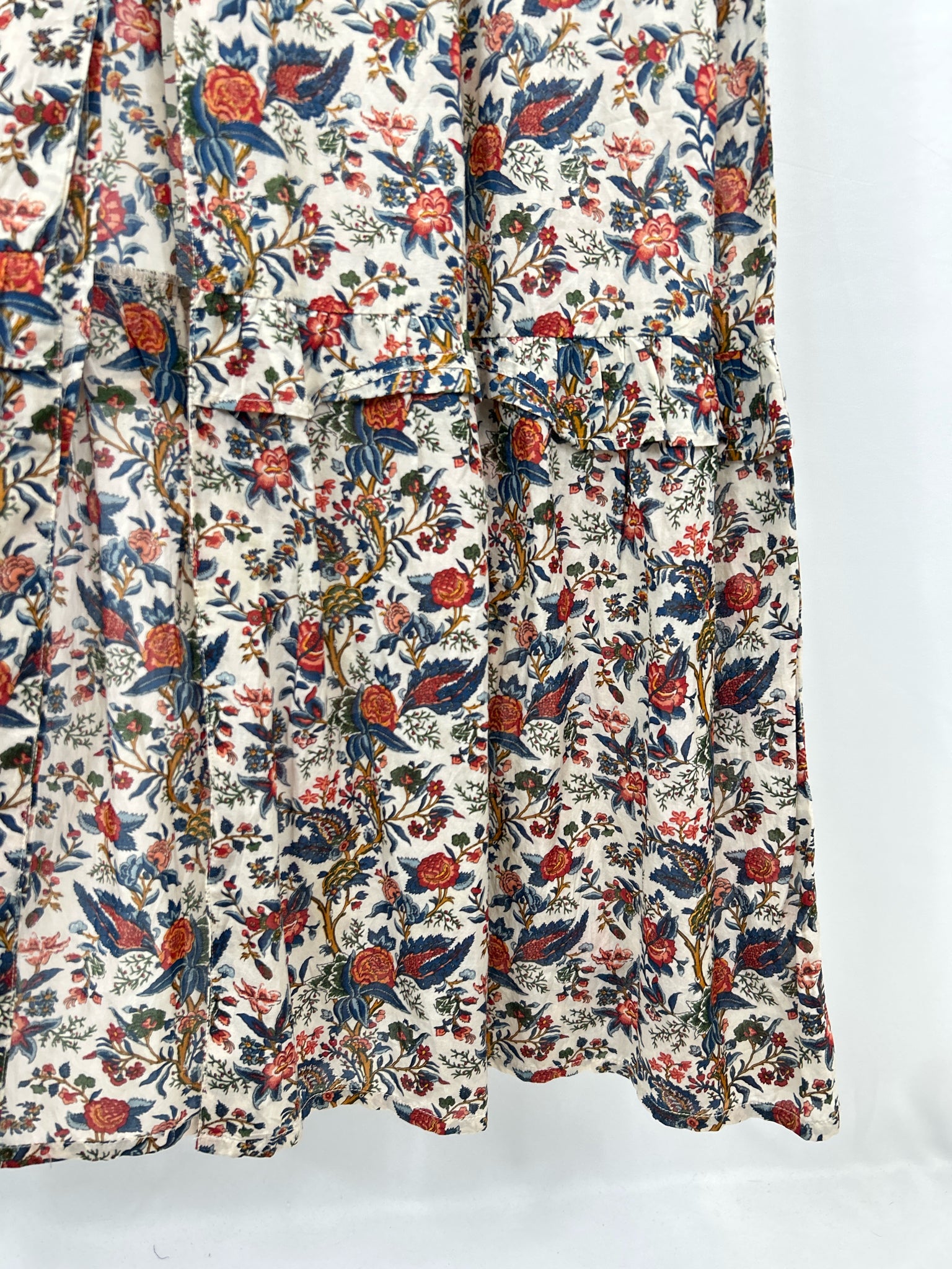 BOHERA Size M Blue & Red Women Dress