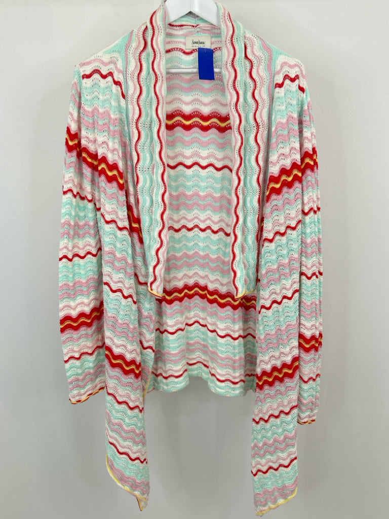 NEIMAN MARCUS Size L Multi-Color Women's Cardigan