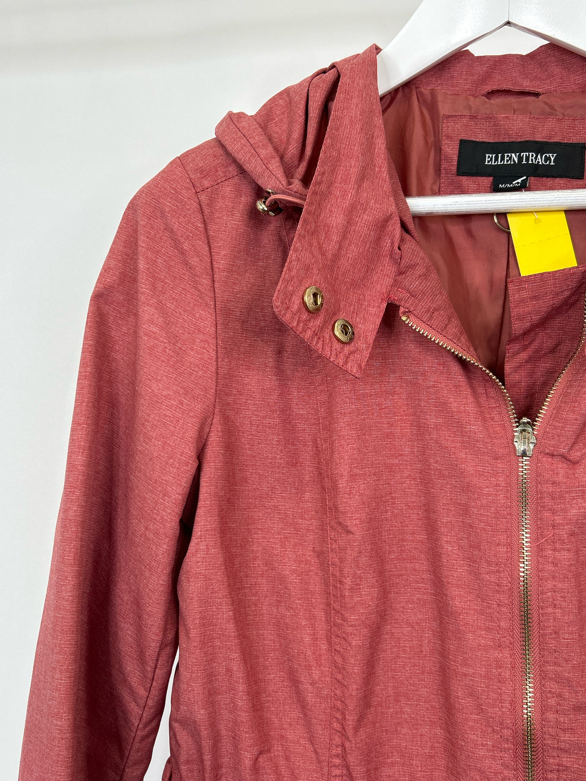 ELLEN TRACY Size M Red Women Raincoat