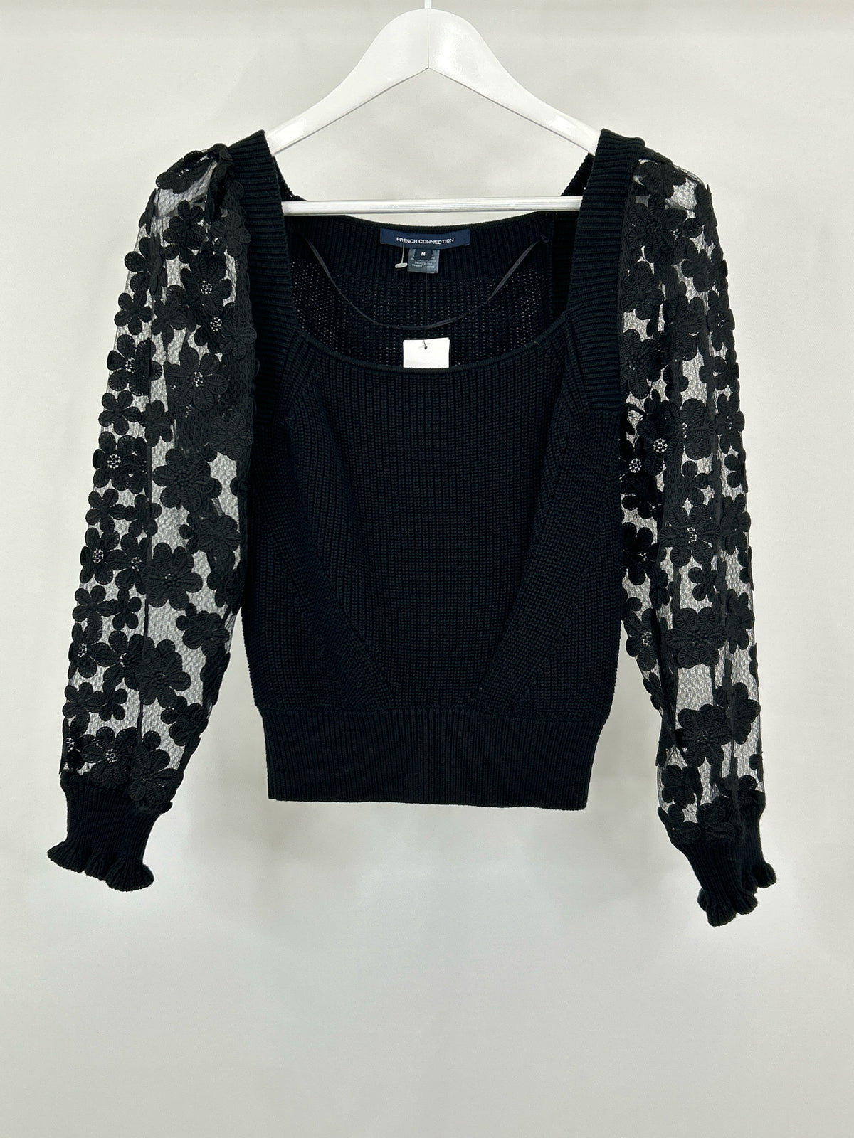 FRENCH CONNECTION Size M Black Women Sweater