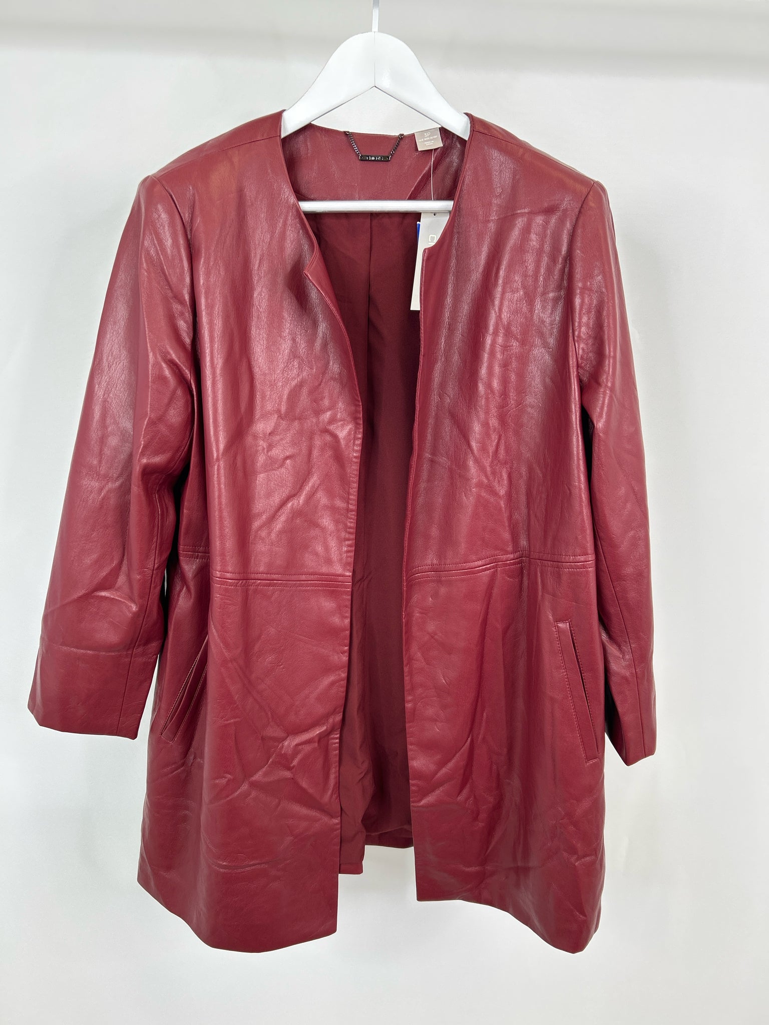CHICO'S NWT Size 16/18P Cranberry Women Jacket