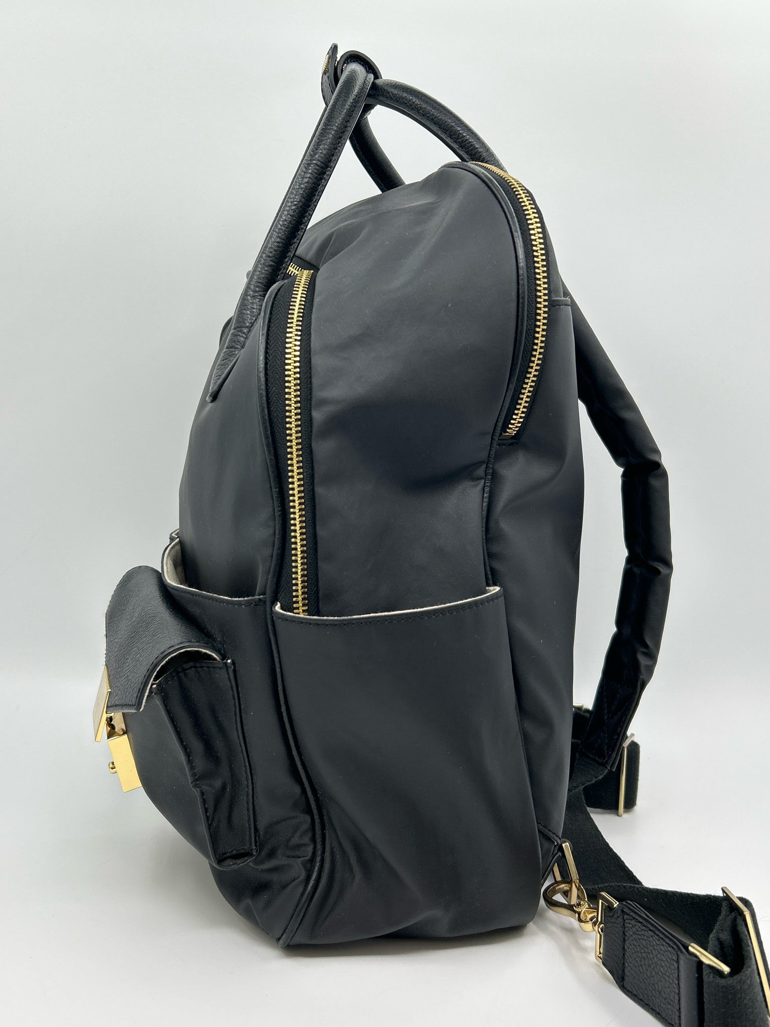 India Hicks Black Women Backpack