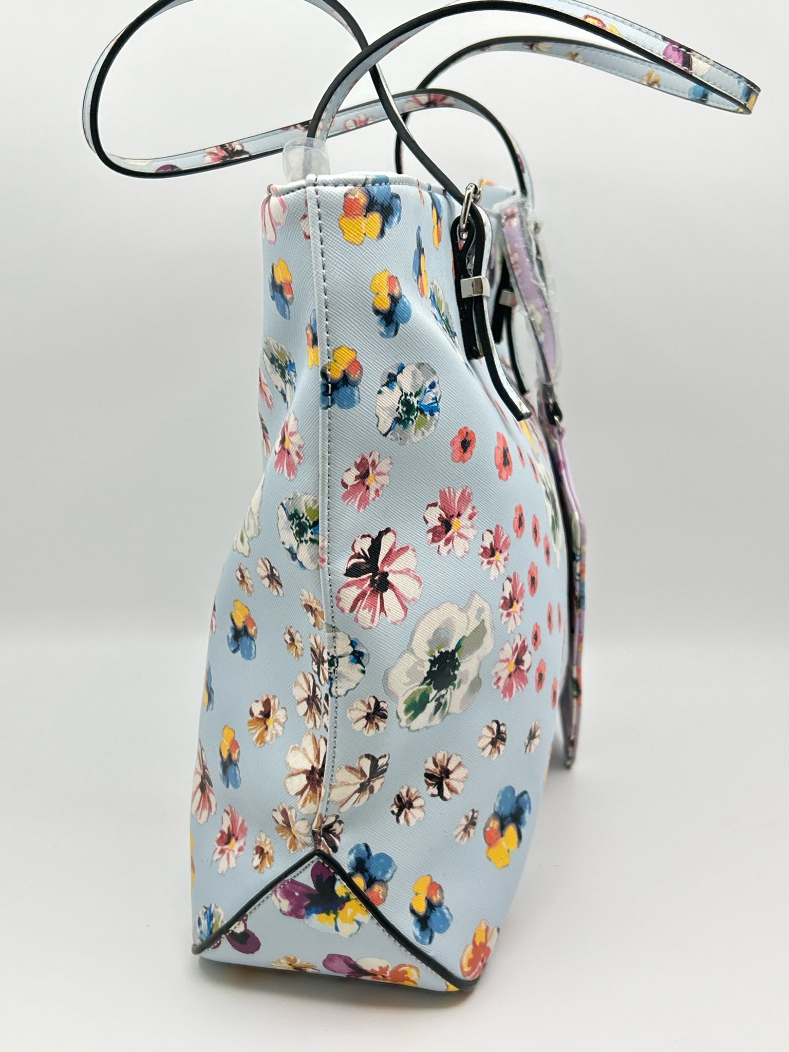 NINE WEST Blue floral Women's Tote