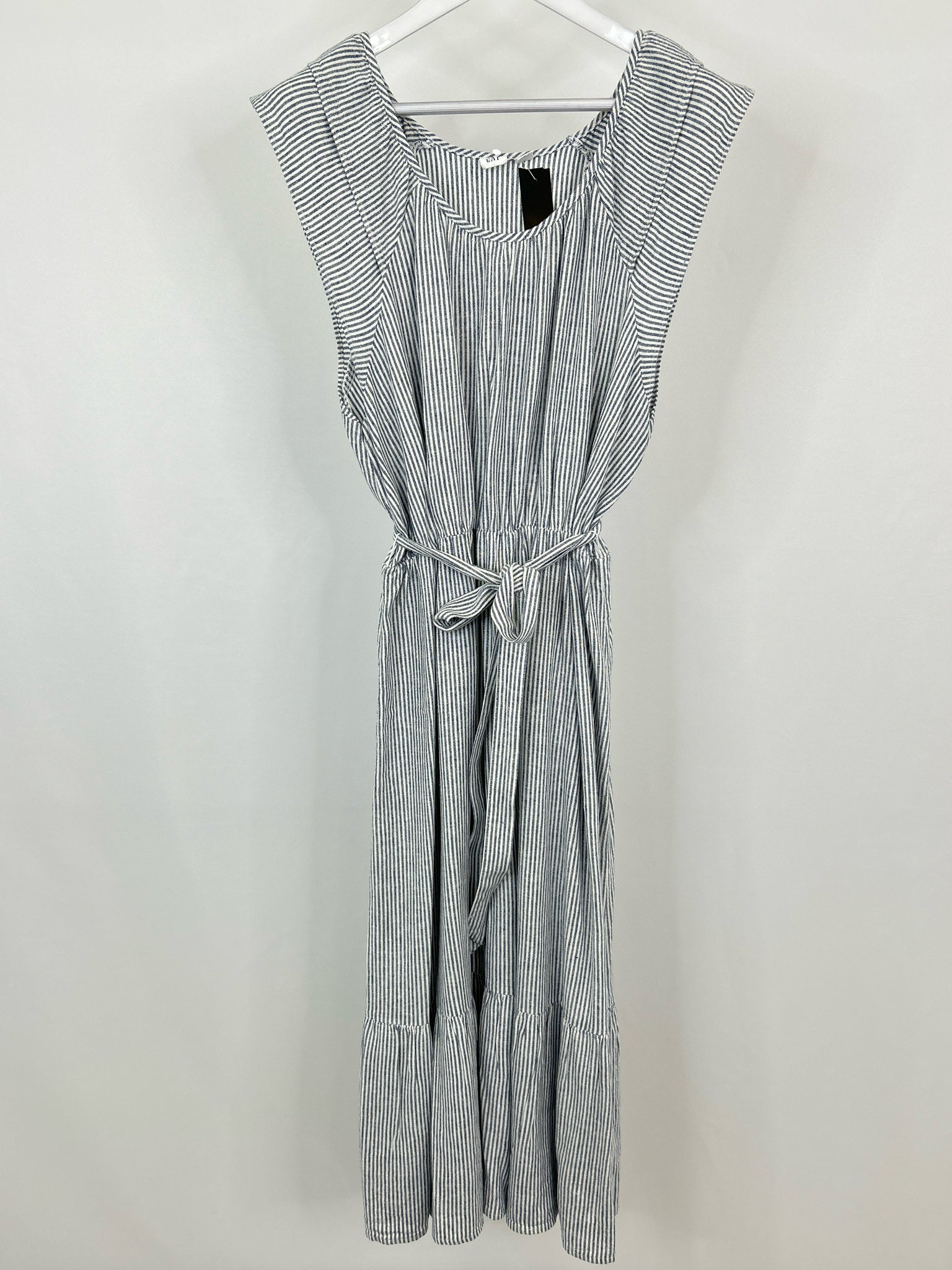 GAP Size XL Blue Striped Women Dress