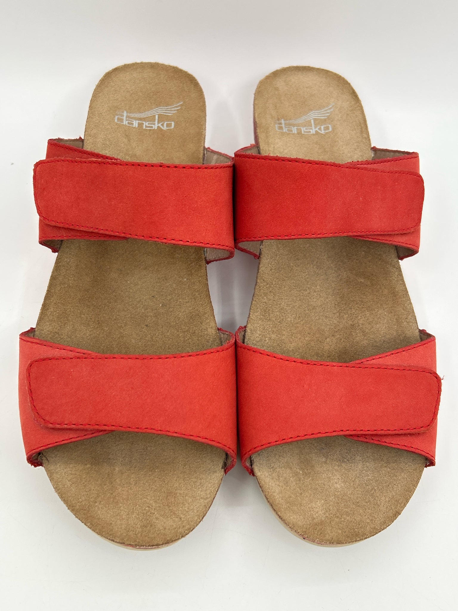 DANSKO Size 39/8.5-9 Red Women Sandal
