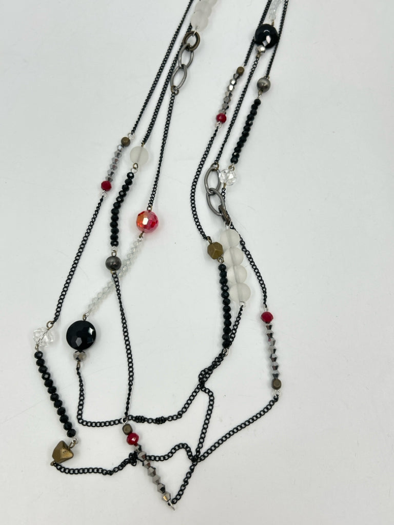 LOST &  FOUND TRADING Women Size One Size black and red Necklace