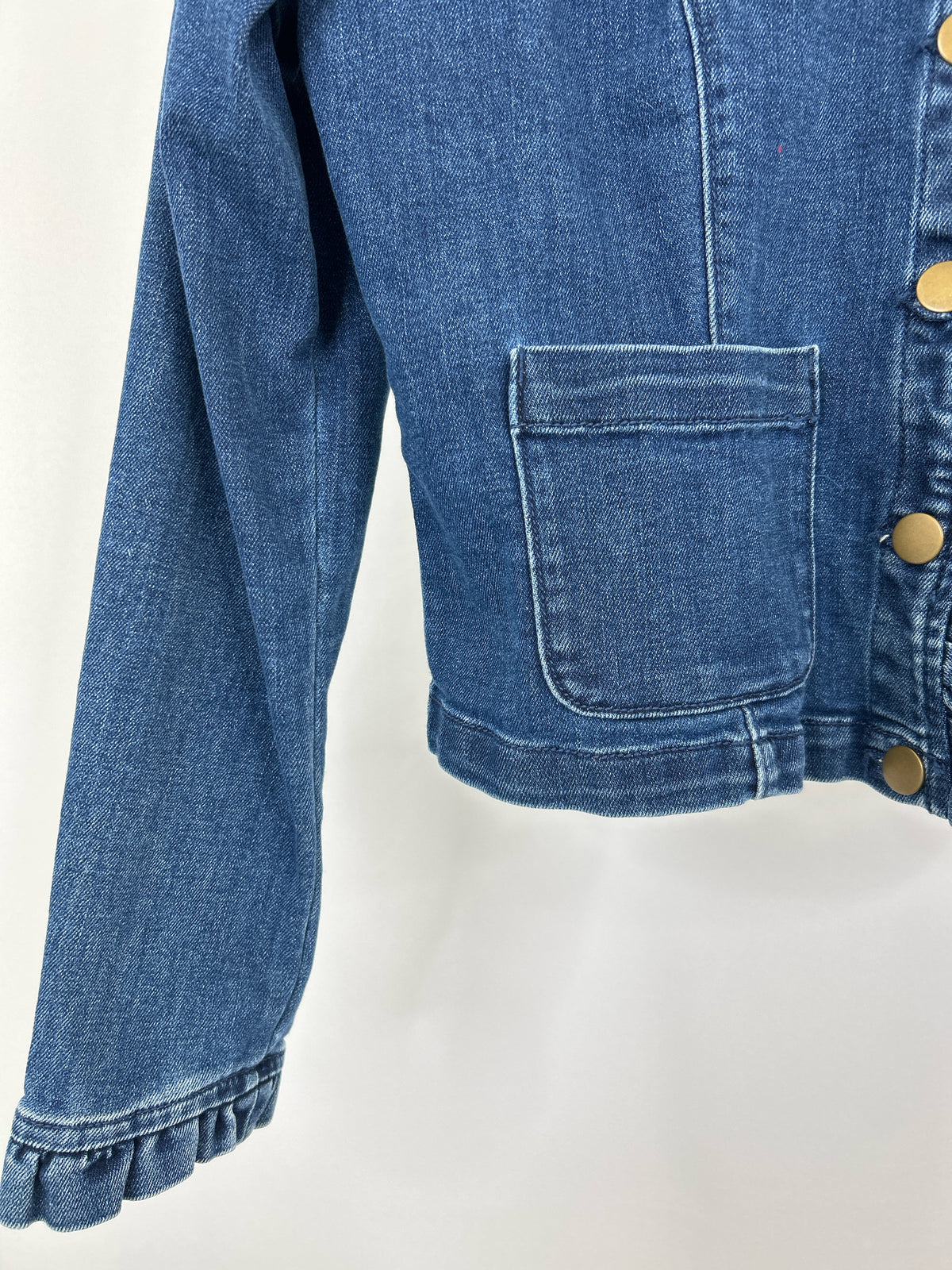 DRAPER JAMES Size M BLUE DENIM Women Jacket