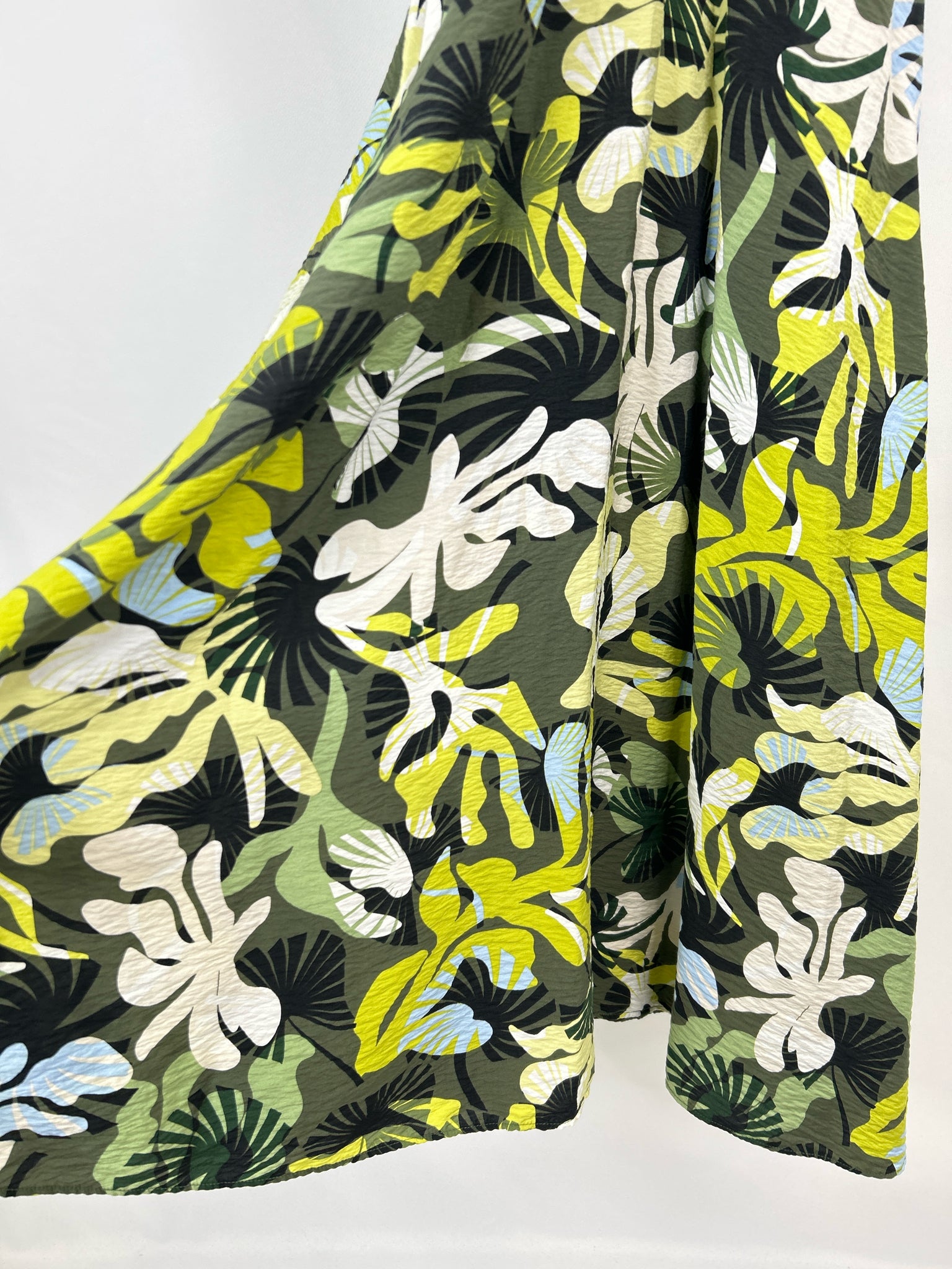 On 34TH Size S Green Print Women Dress