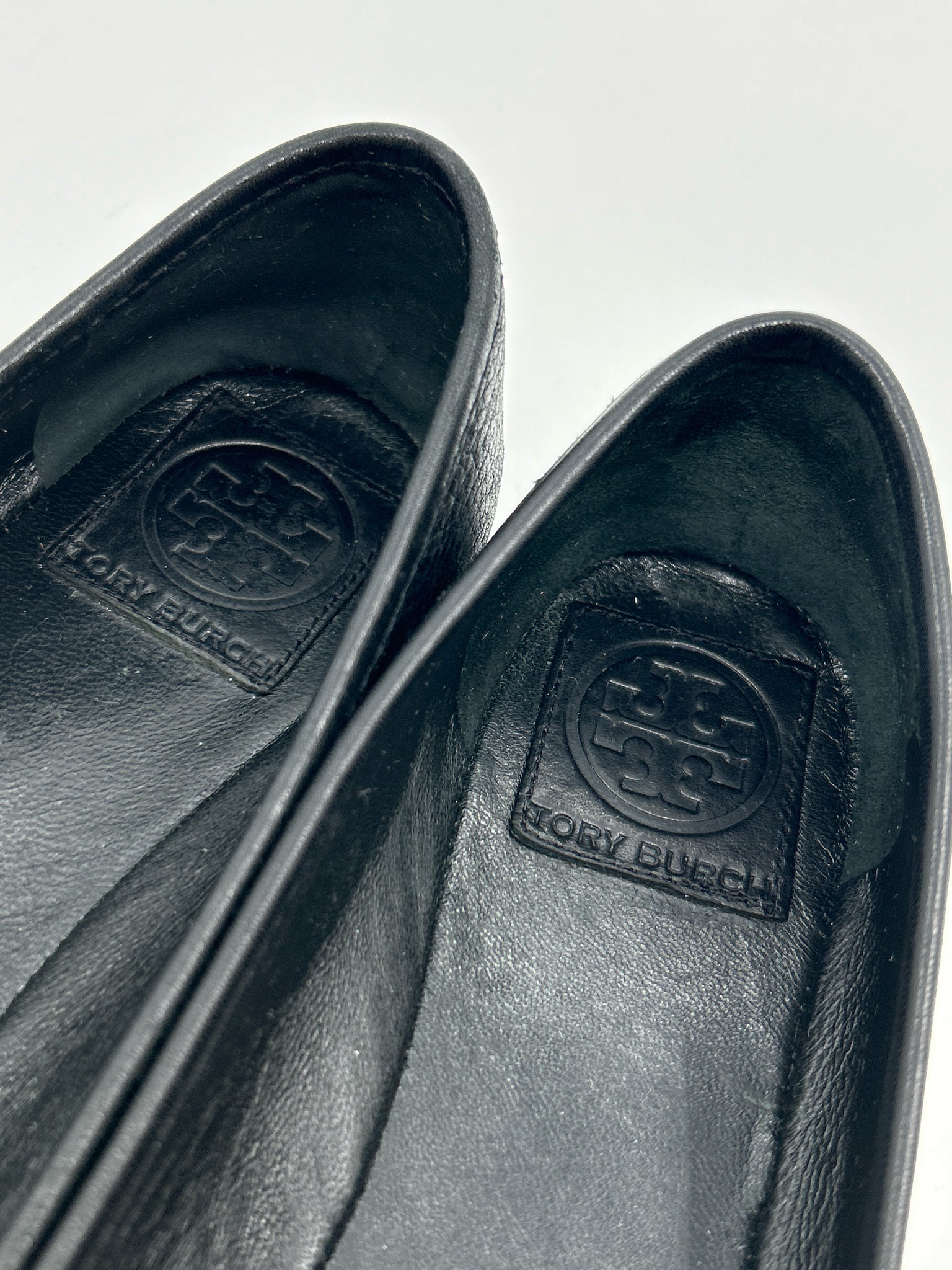 TORY BURCH Size 7.5M Black Women Flats