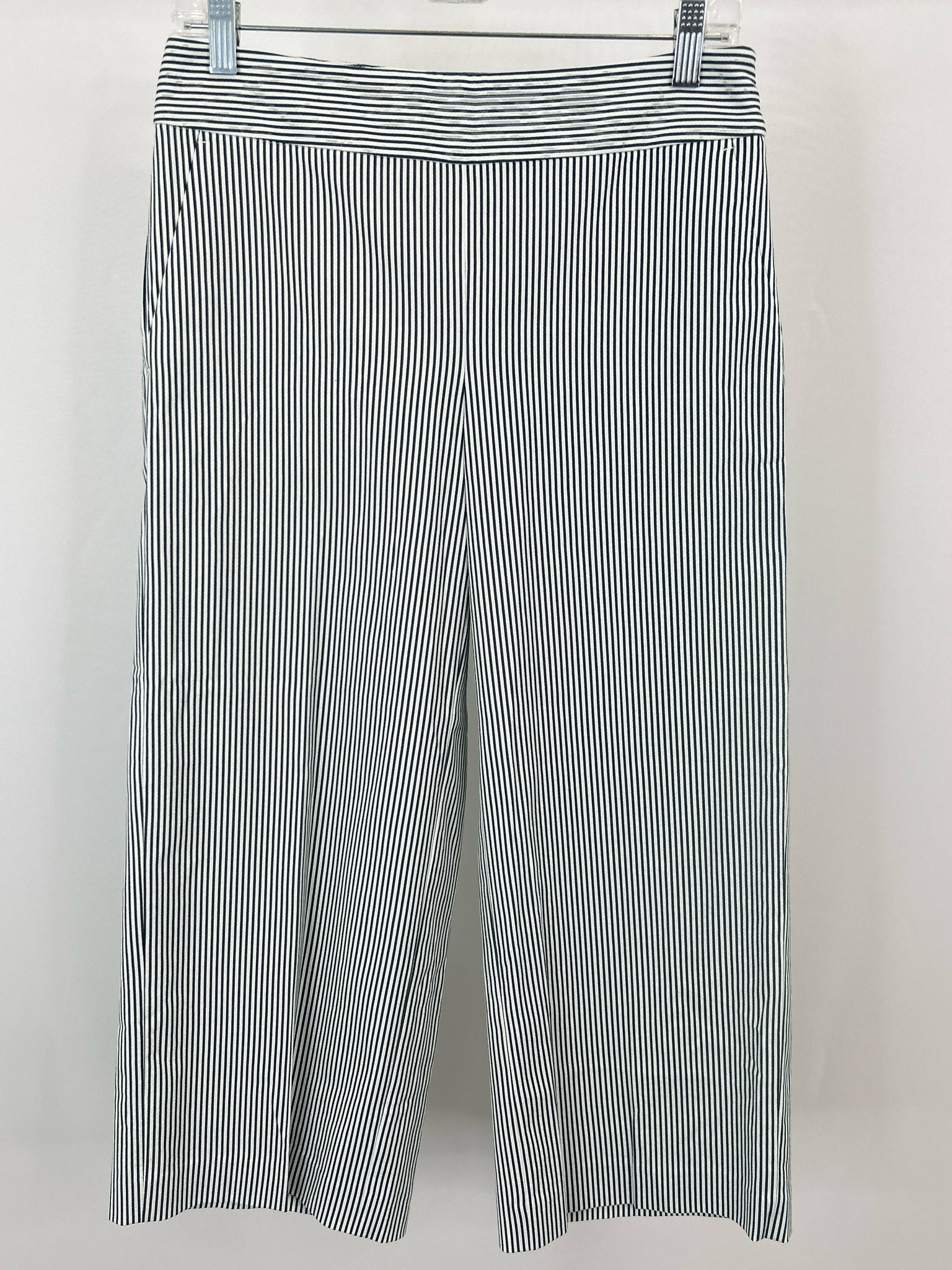 LOFT Size 2 Green Striped Women's Pants