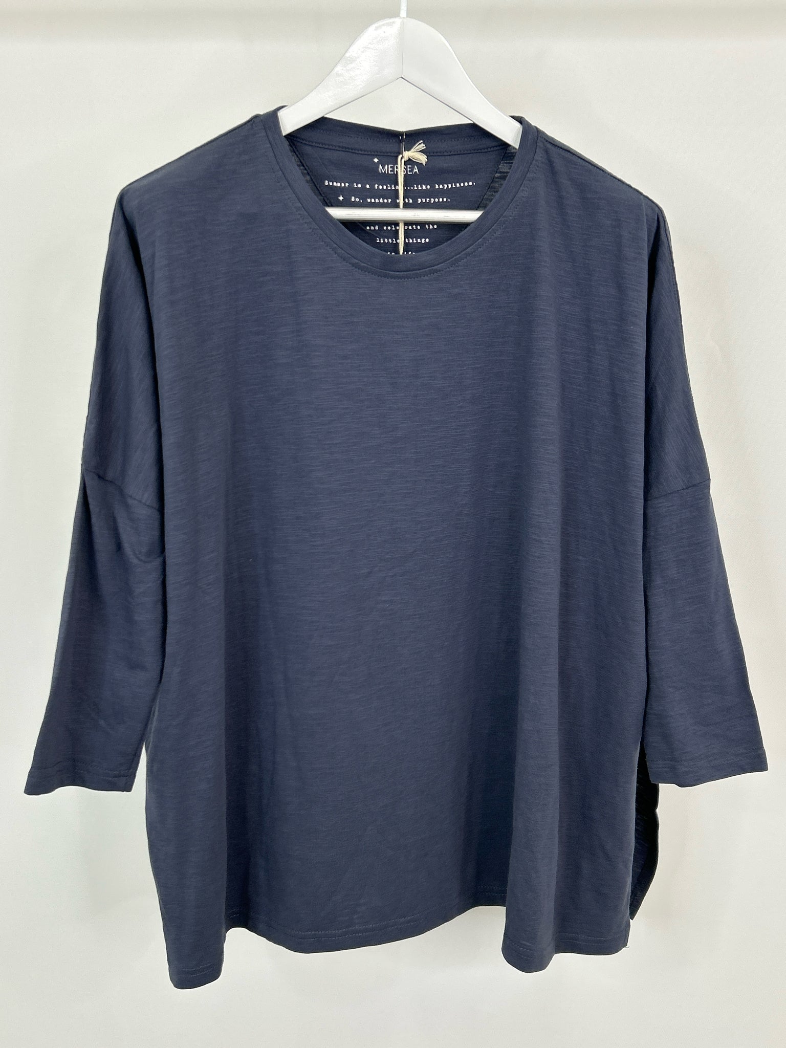 MERSEA NWT Size OSFM Blue Women T-shirt
