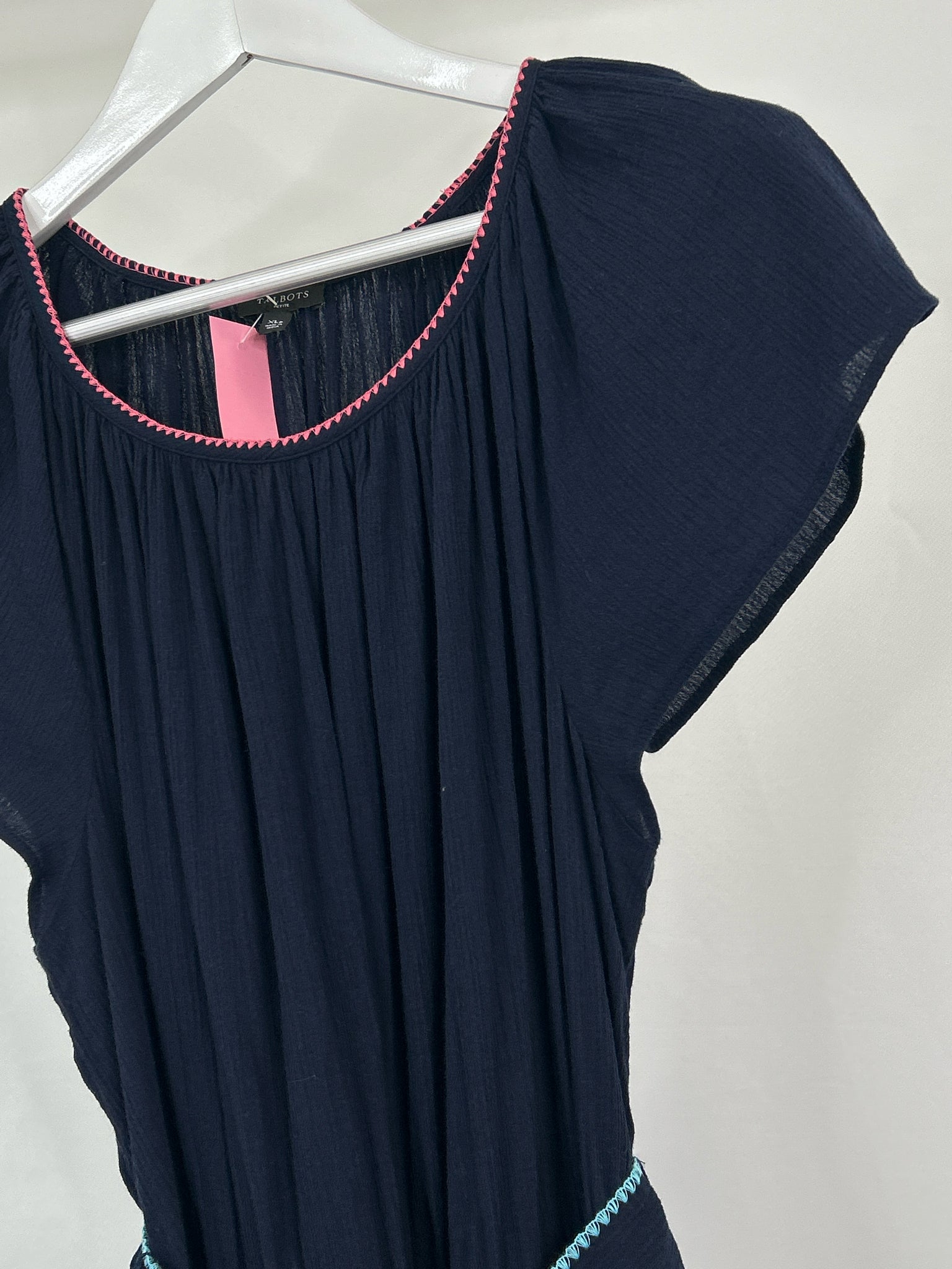 TALBOTS Size XL Navy Women Dress
