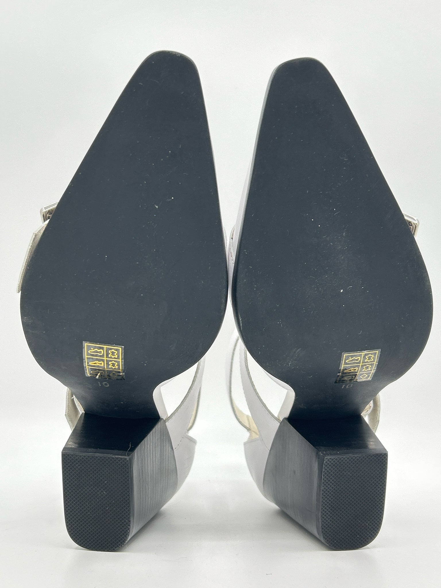 JEFFREY CAMPBELL for Free People Size 10 White Women Bootie Pumps