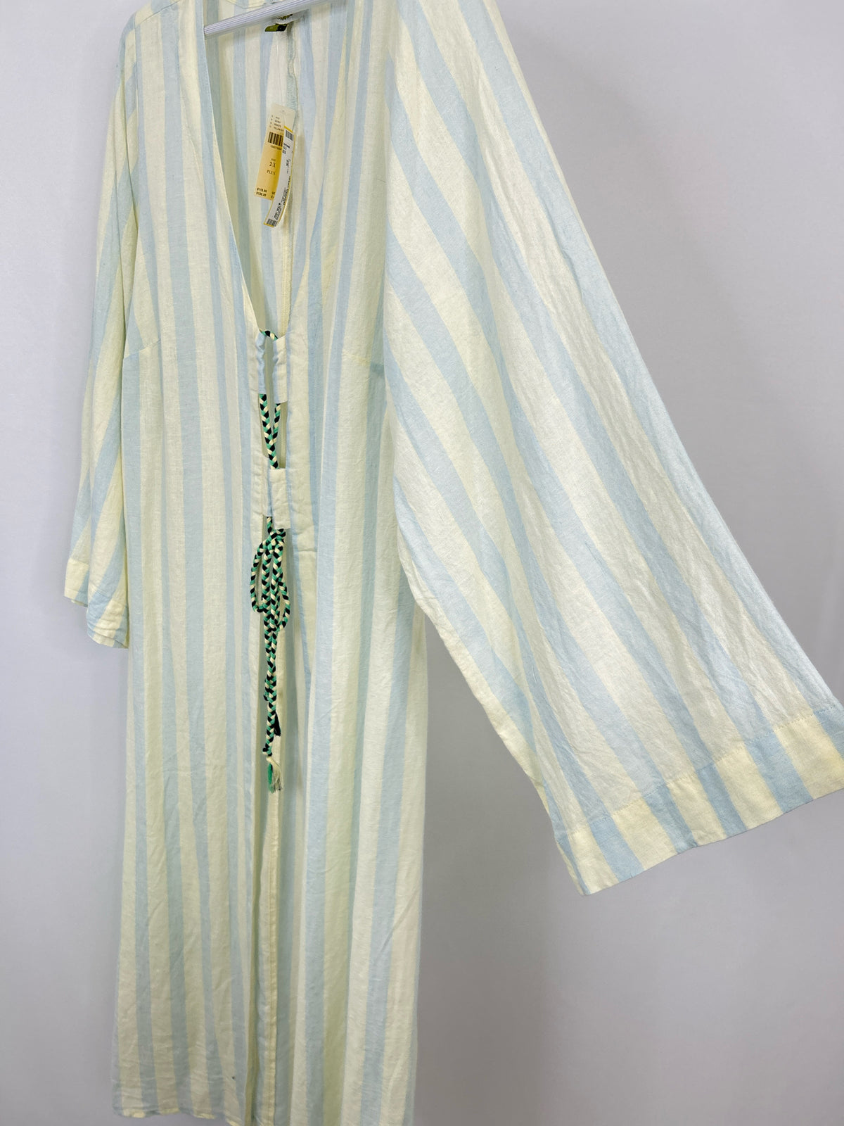 Celandine Size 2X Yellow and blue Women Cover-Up