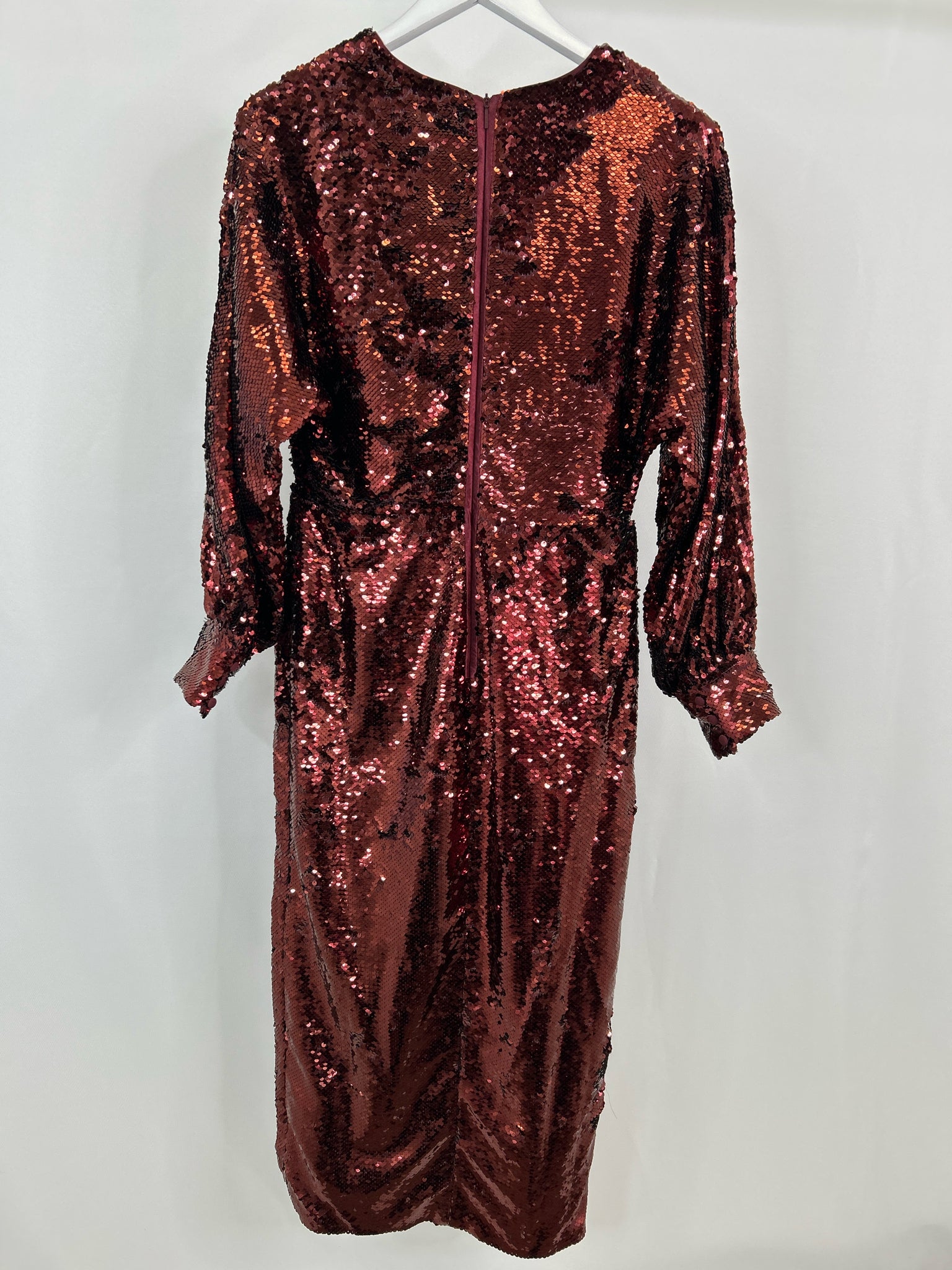 TED BAKER Size 2/US Size 6 Wine Women's Women Dress NWT