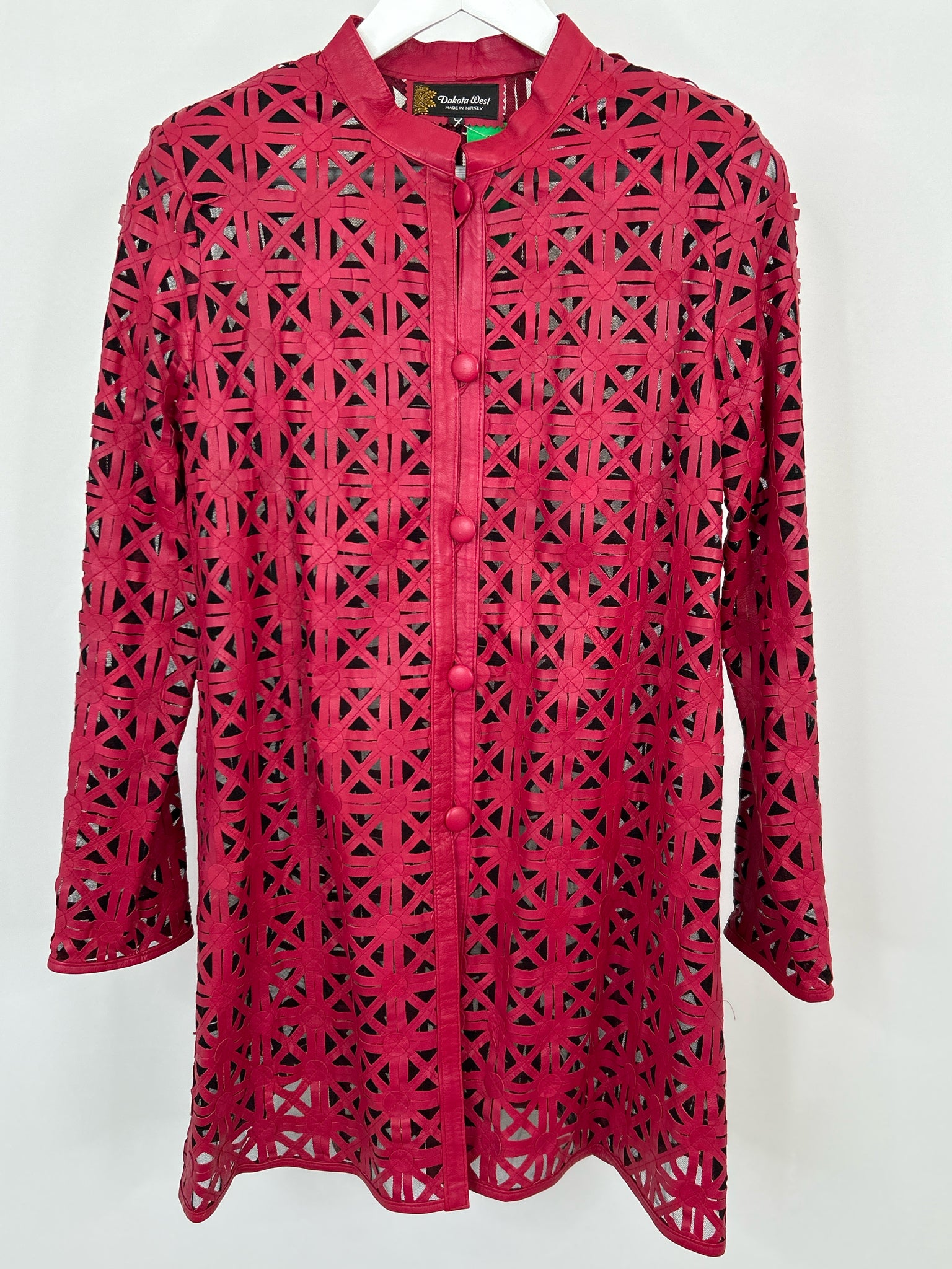 Dakota West Size L Red Women Jacket