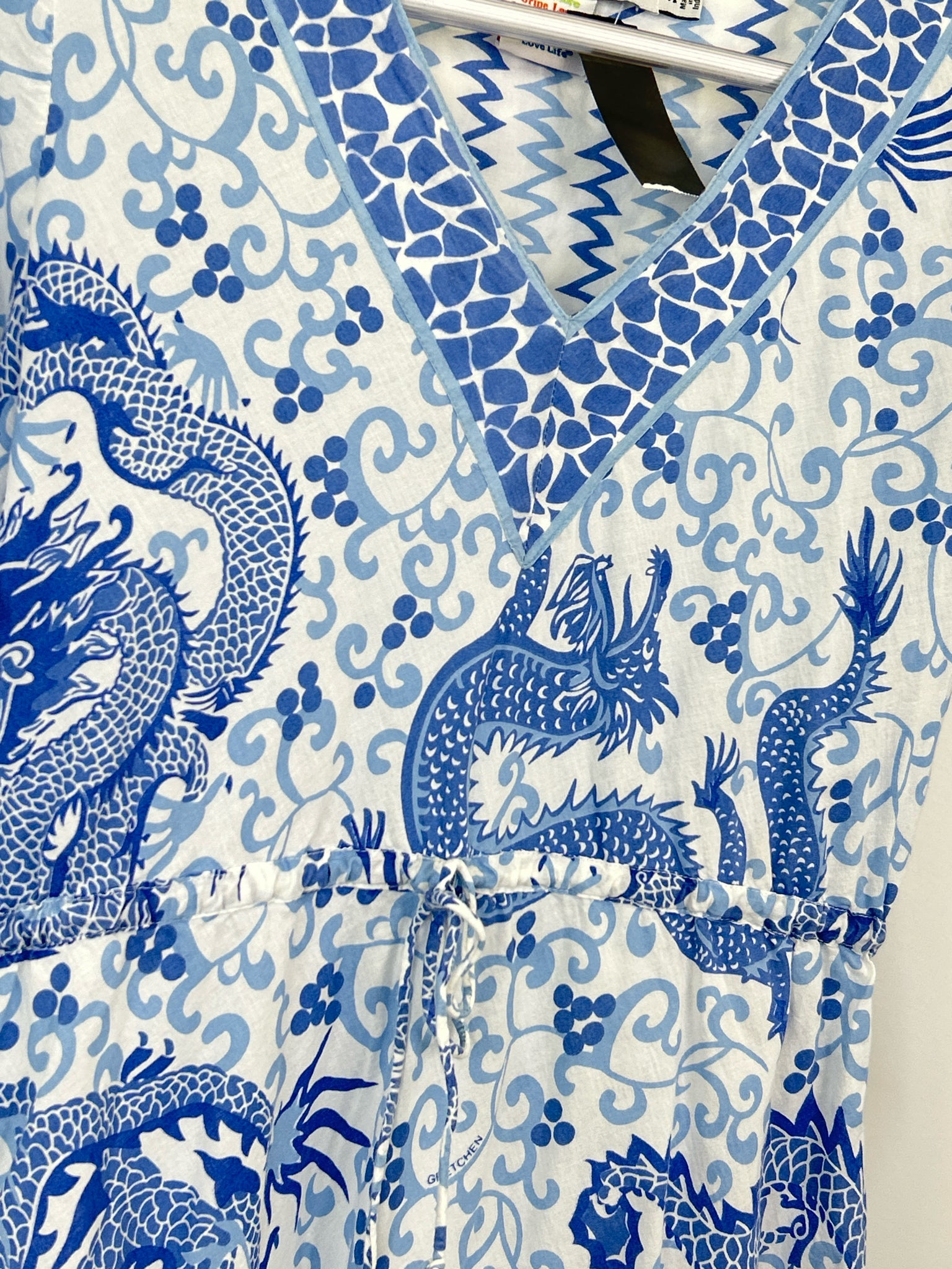 GRETCHEN SCOTT Size S BLUE & WHITE Women Dress